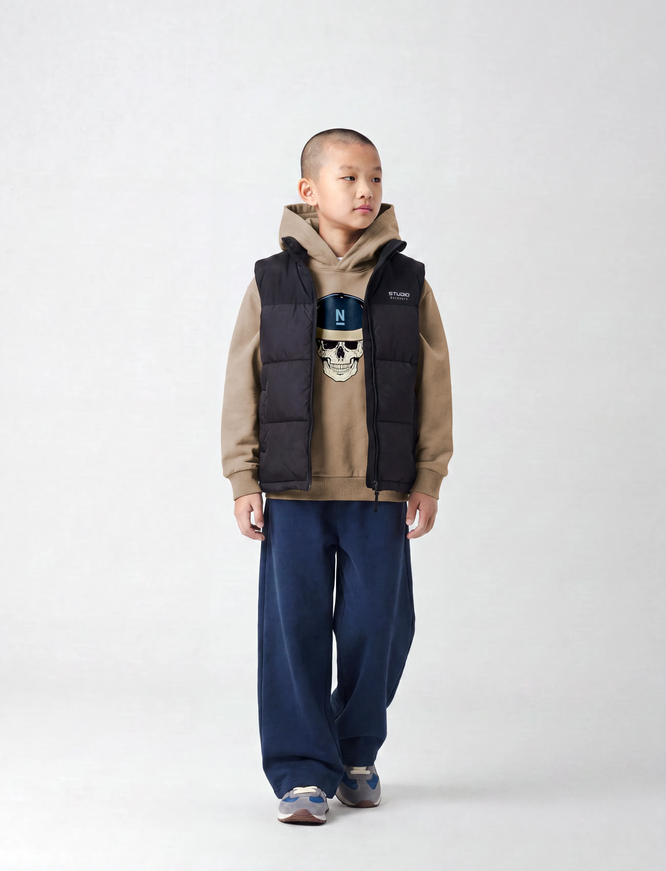 name it - NKMNASIR WIDE SWE PANT BRU NOOS - jogginghosen - dark sapphire - 3