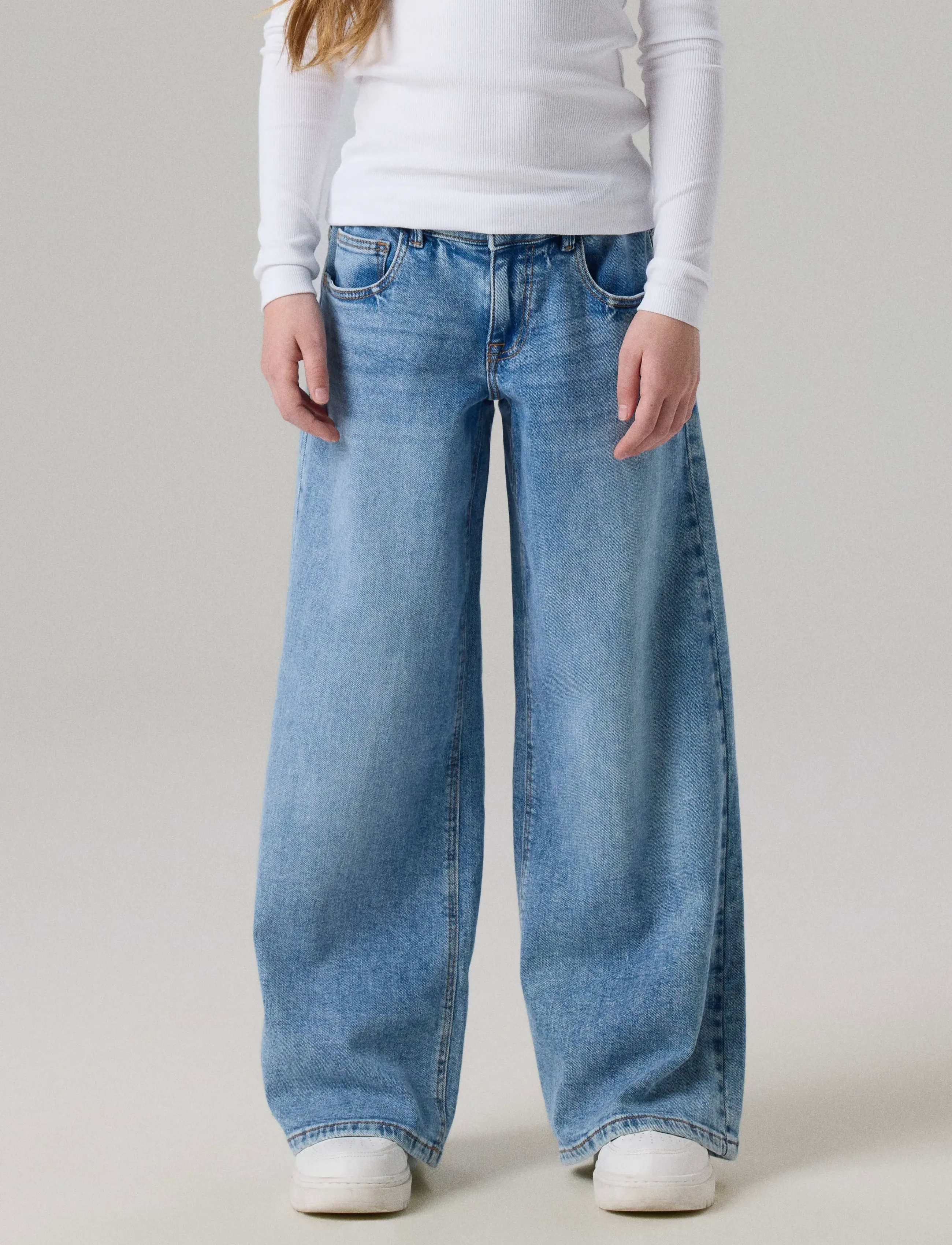 name it - NKFROSE X-WIDE LW JEANS 1322-BC NOOS - medium blue denim - 3