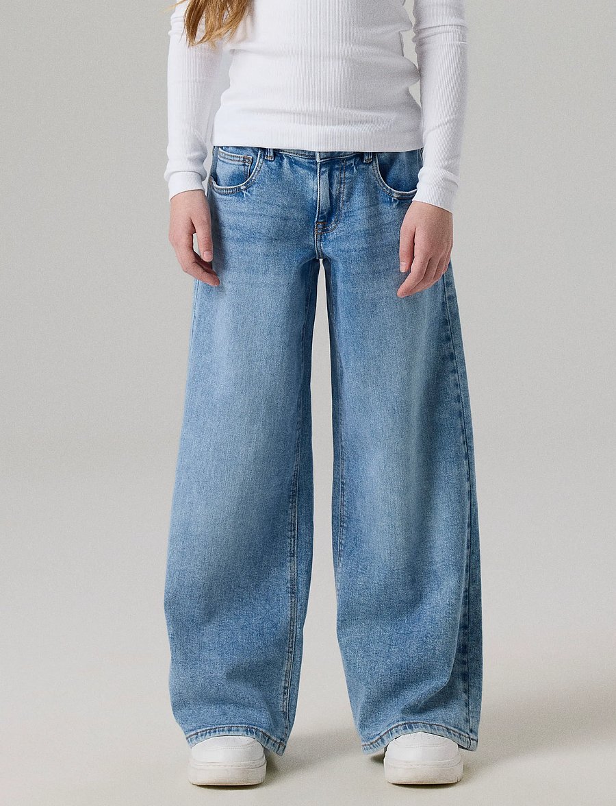 name it - NKFROSE X-WIDE LW JEANS 1322-BC NOOS - medium blue denim - 3