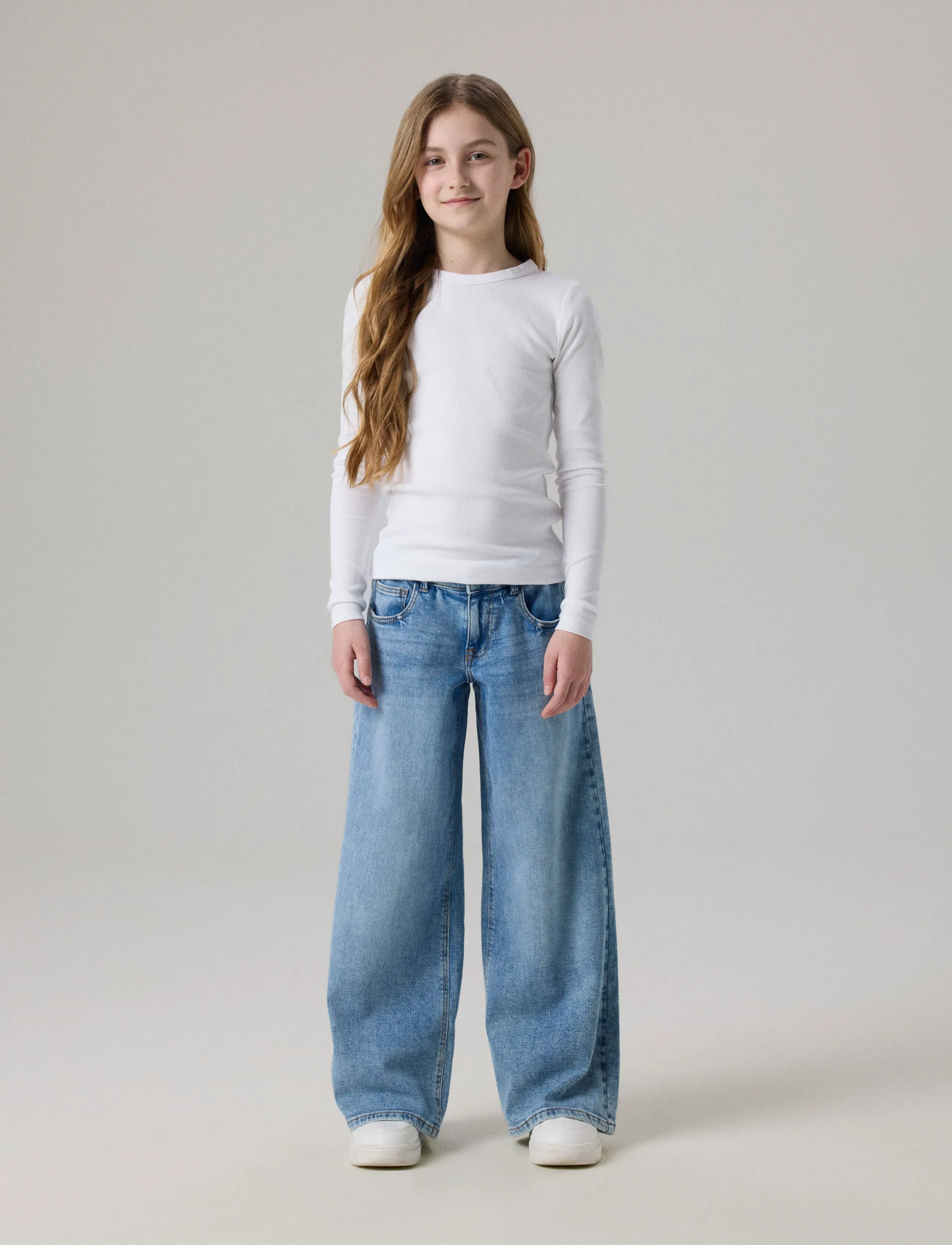 name it - NKFROSE X-WIDE LW JEANS 1322-BC NOOS - medium blue denim - 4