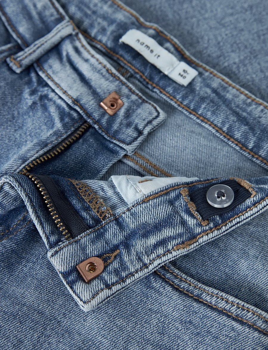 name it - NKFROSE X-WIDE LW JEANS 1322-BC NOOS - medium blue denim - 5