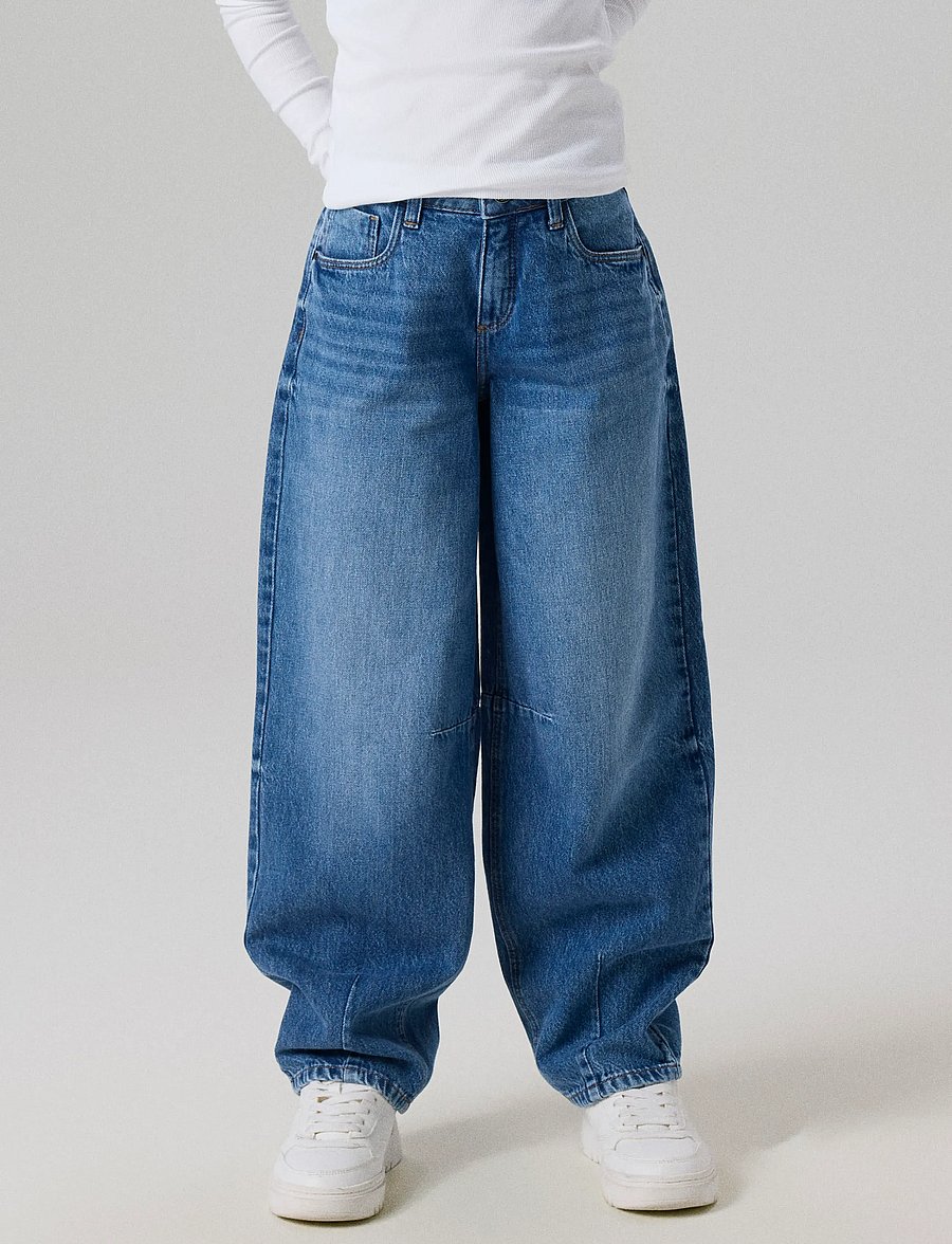 name it - NKFBELLA BARREL JEANS 2113-RM NOOS - medium blue denim - 3