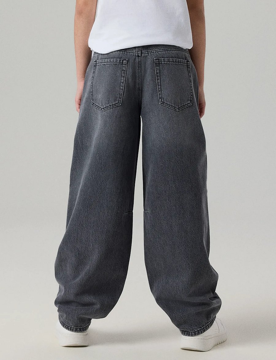 name it - NKFBELLA BARREL JEANS 2113-RM NOOS - loose jeans - medium grey denim - 0