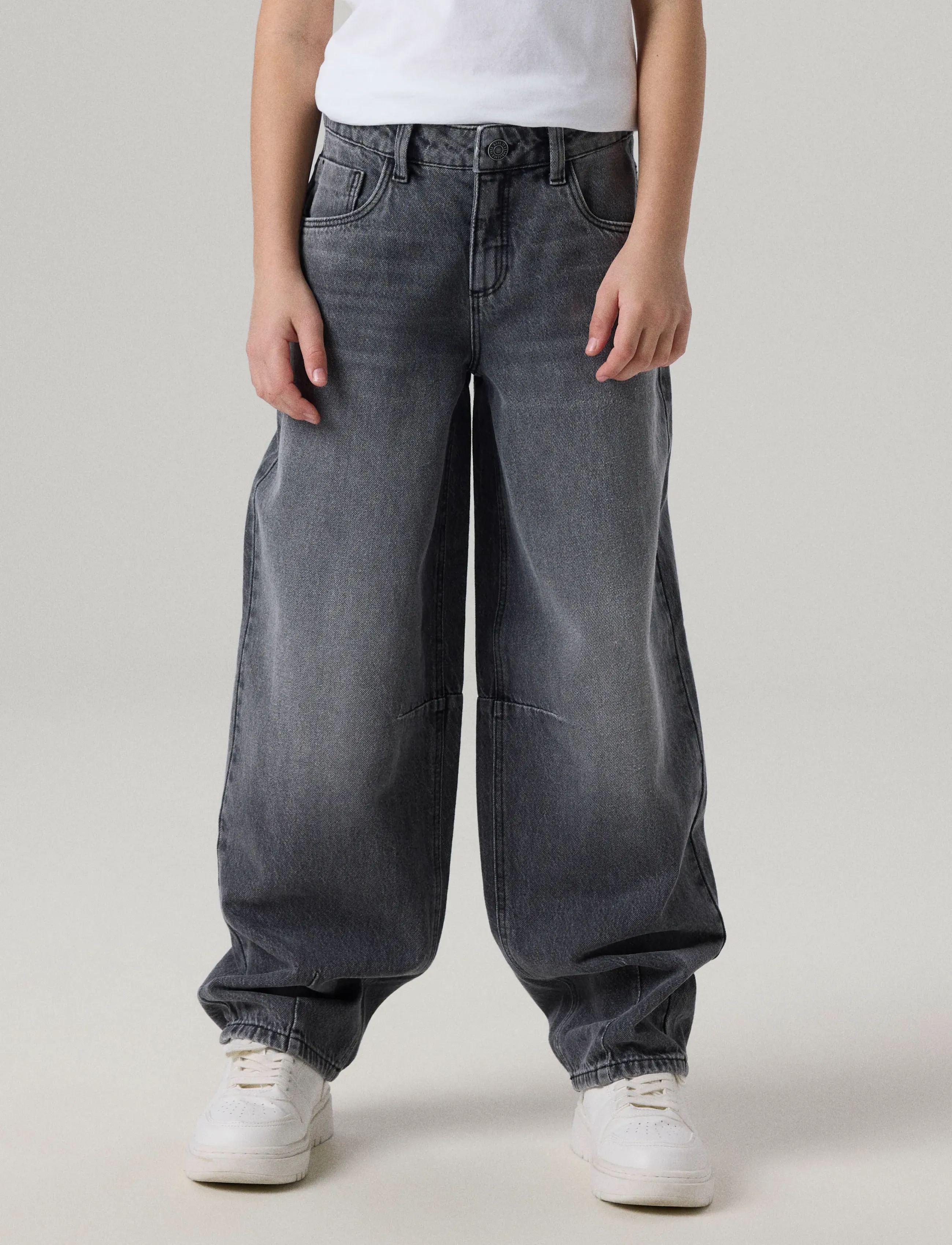name it - NKFBELLA BARREL JEANS 2113-RM NOOS - medium grey denim - 3