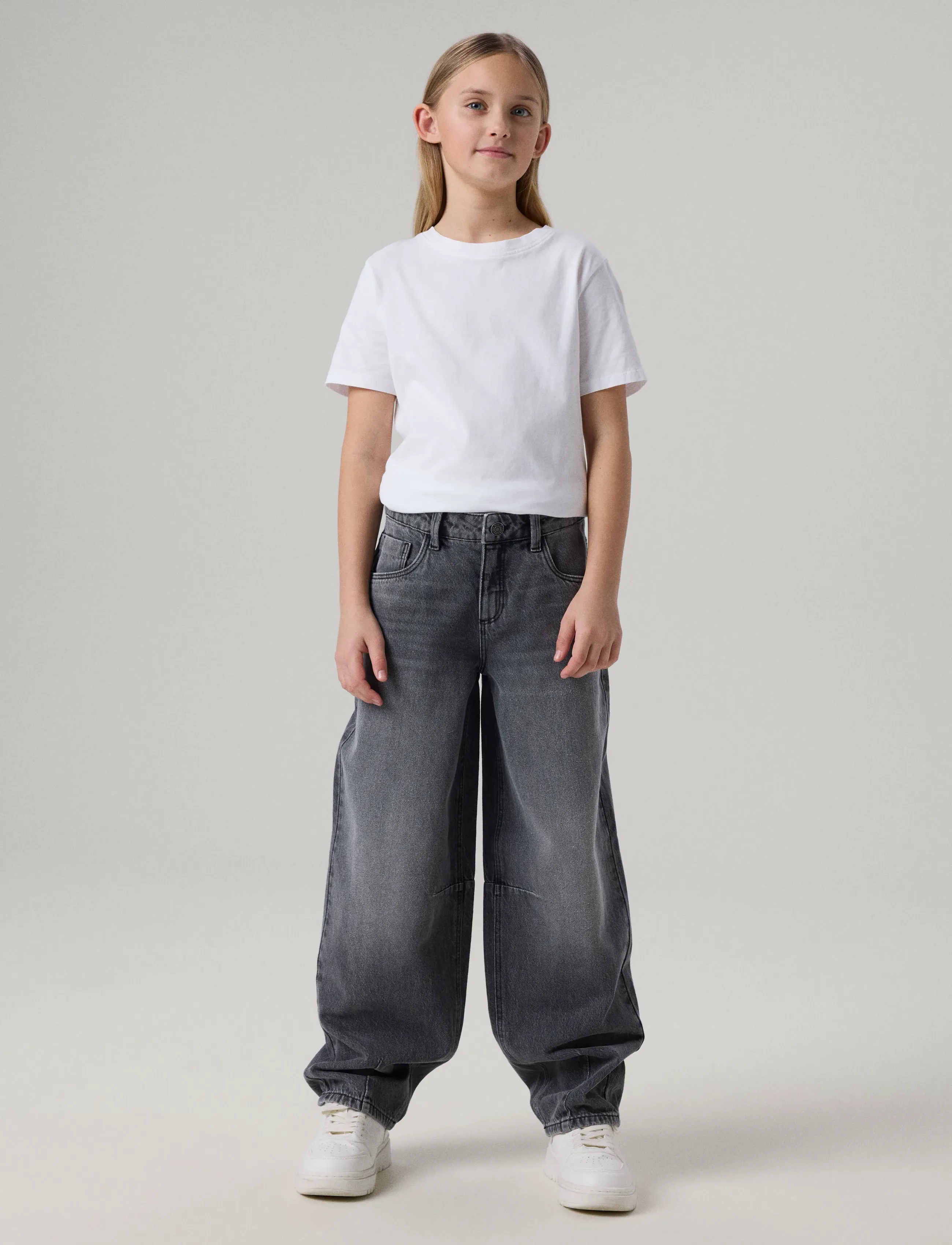 name it - NKFBELLA BARREL JEANS 2113-RM NOOS - medium grey denim - 4