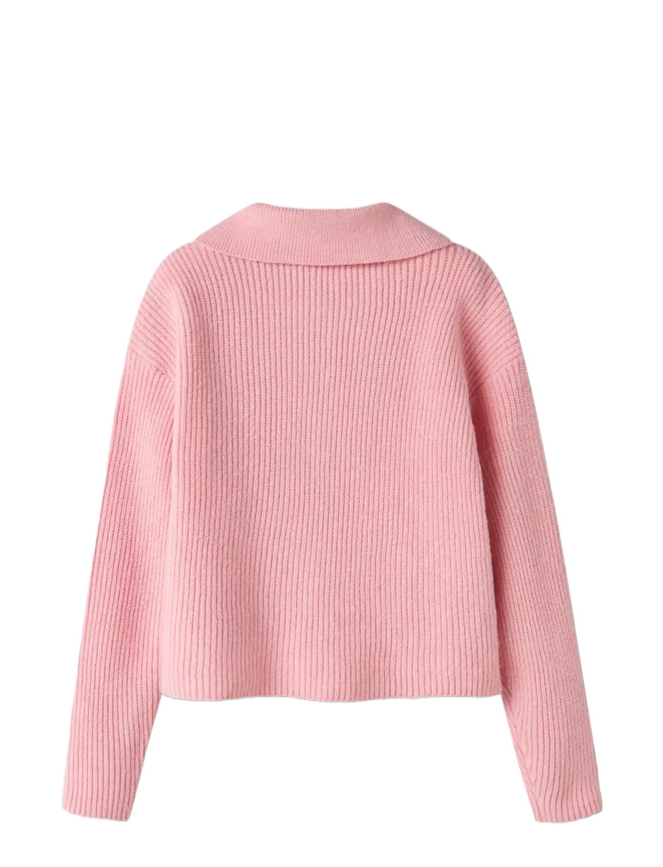 name it - NKFNIA LS LOOSE POLO KNIT LNOOS - džemprid - winsome orchid - 1