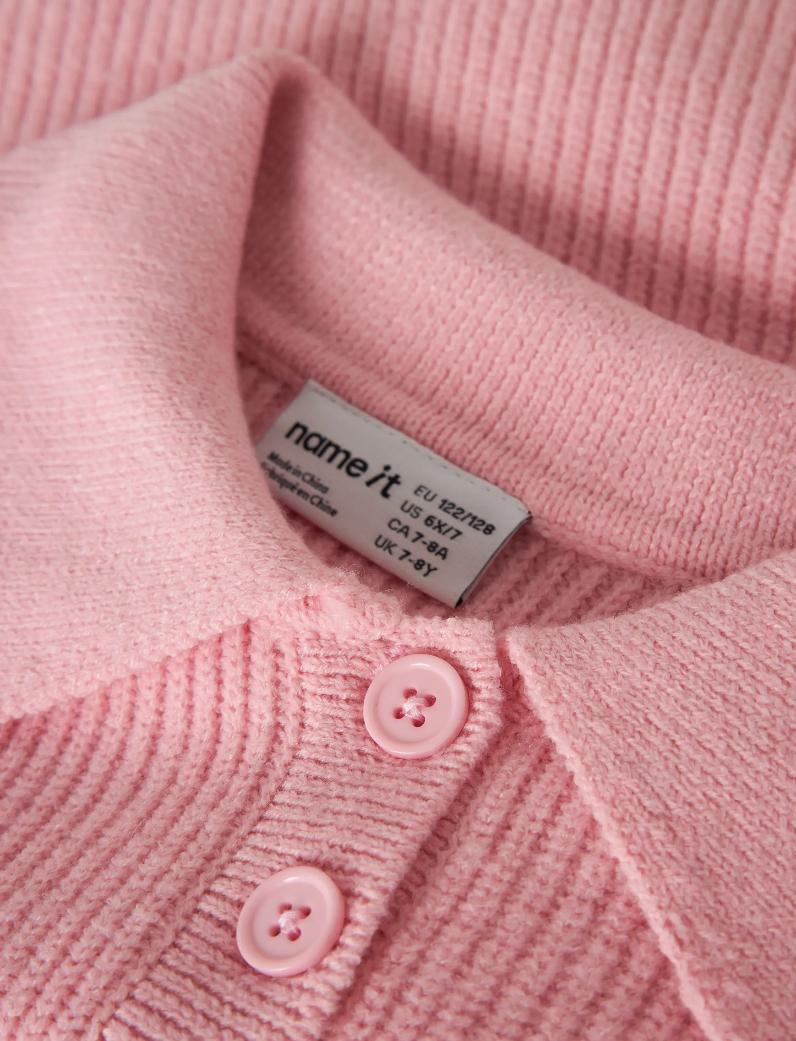 name it - NKFNIA LS LOOSE POLO KNIT LNOOS - džemprid - winsome orchid - 2