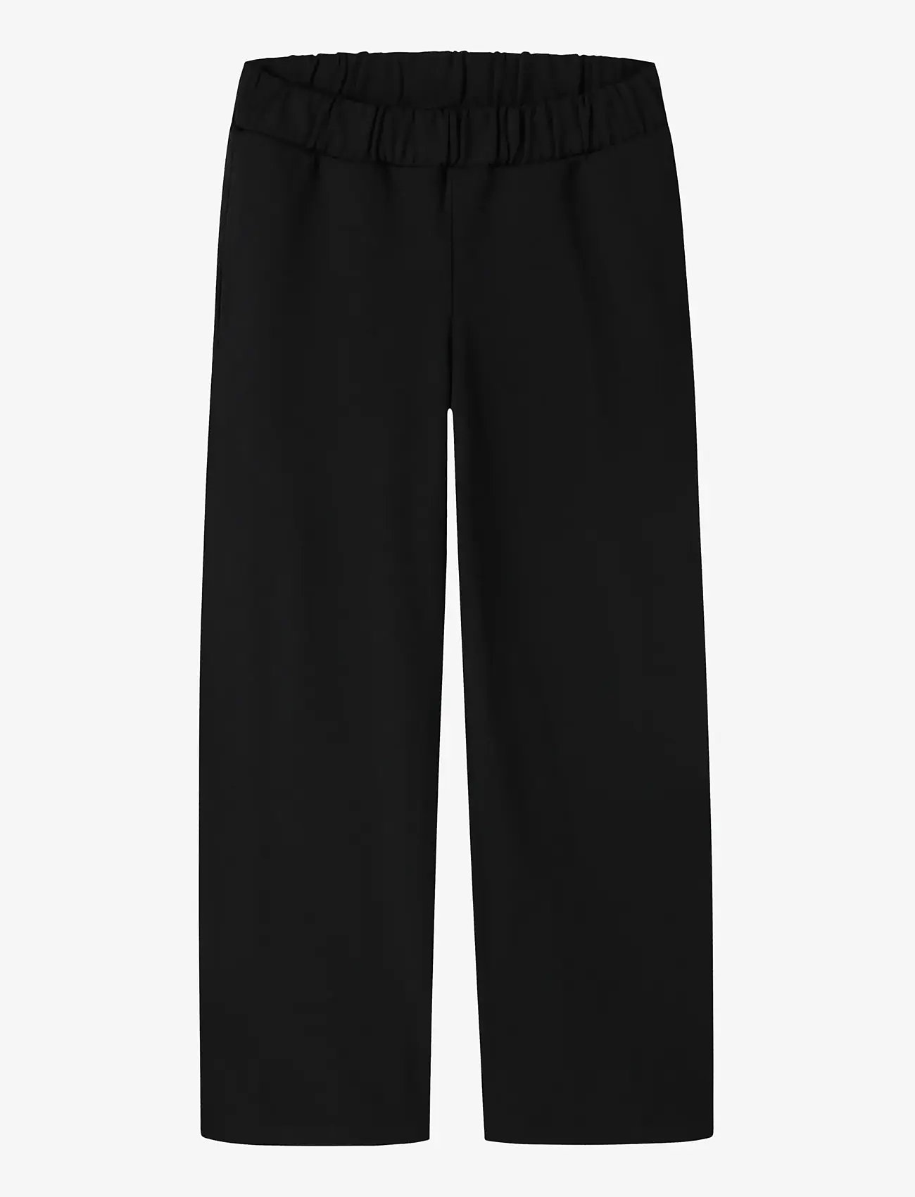 name it - NKFNALINNA WIDE PANT NOOS - babybukser - black - 1