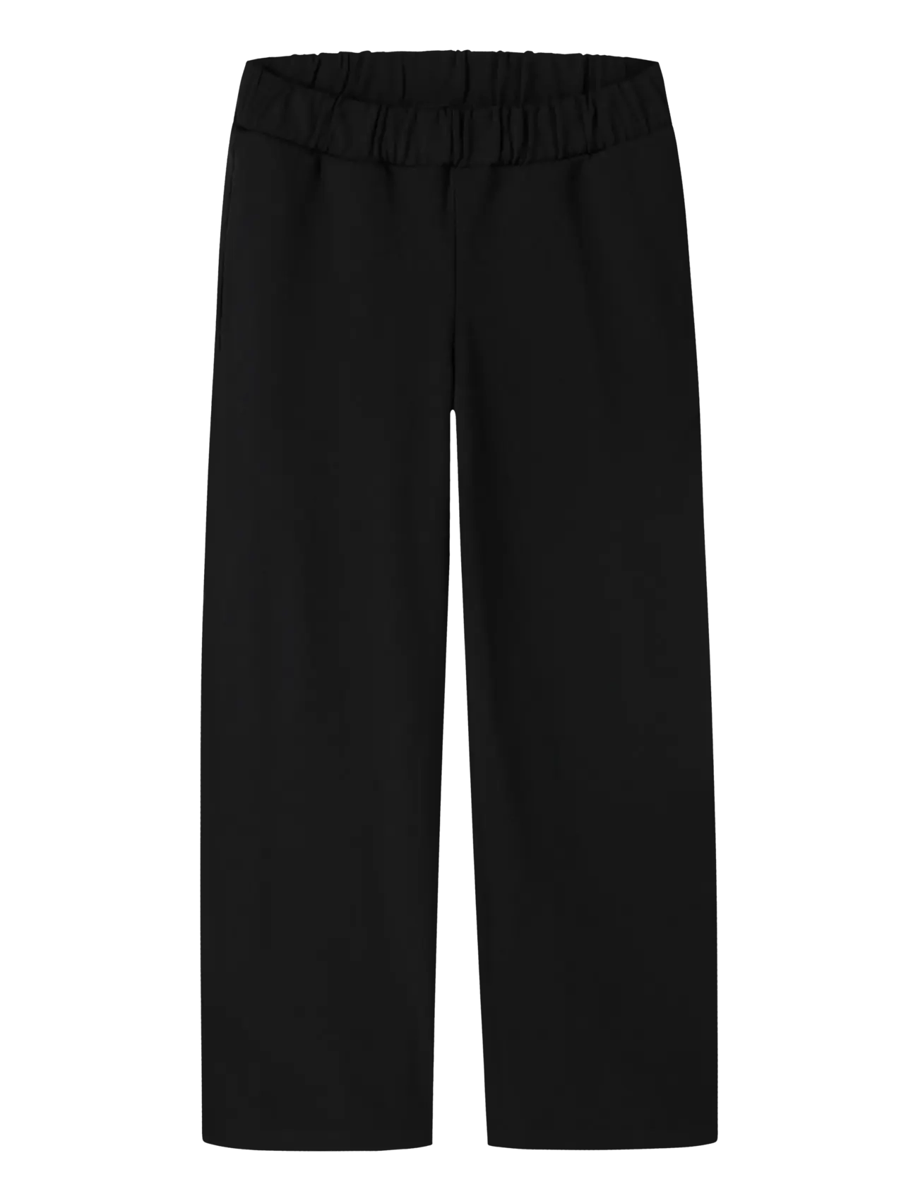 name it - NKFNALINNA WIDE PANT NOOS - babybukser - black - 1