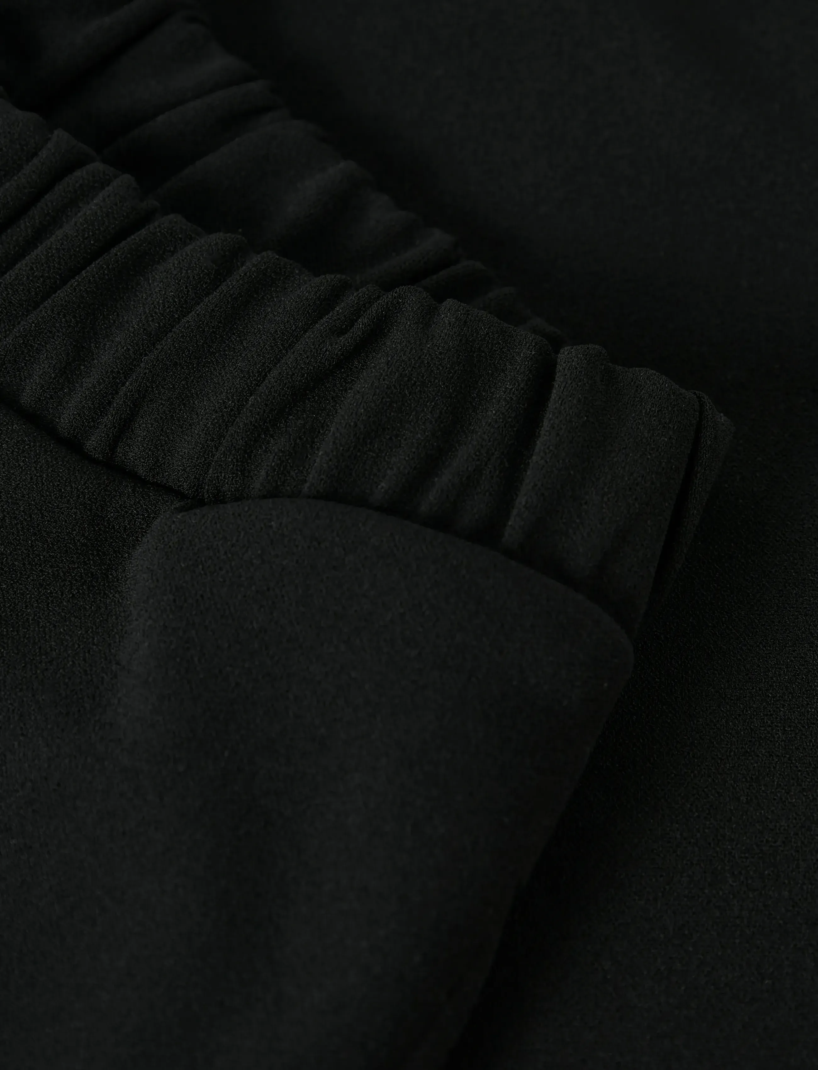 name it - NKFNALINNA WIDE PANT NOOS - babybukser - black - 3