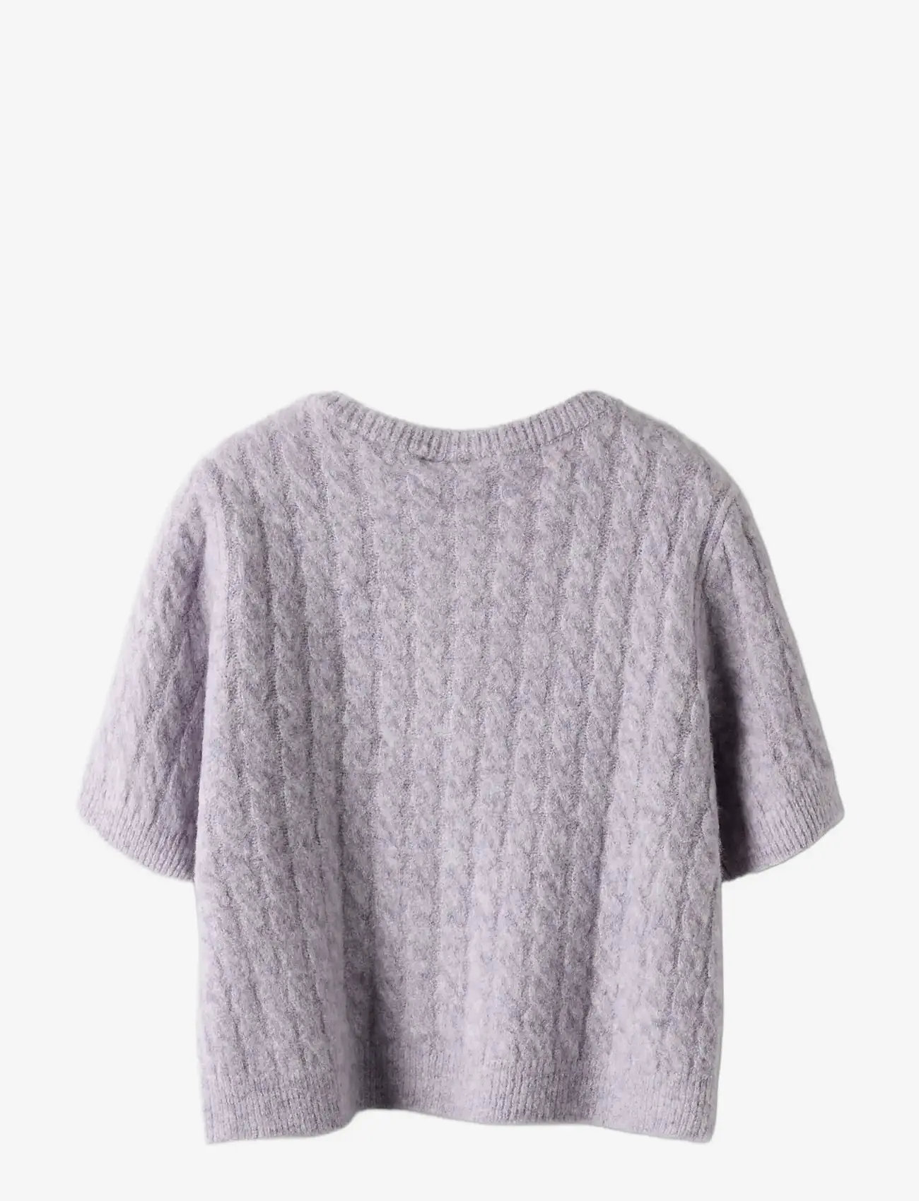 name it - NMFNALISA SS LOOSE KNIT CARD XNOOS - cardigans - heirloom lilac - 1