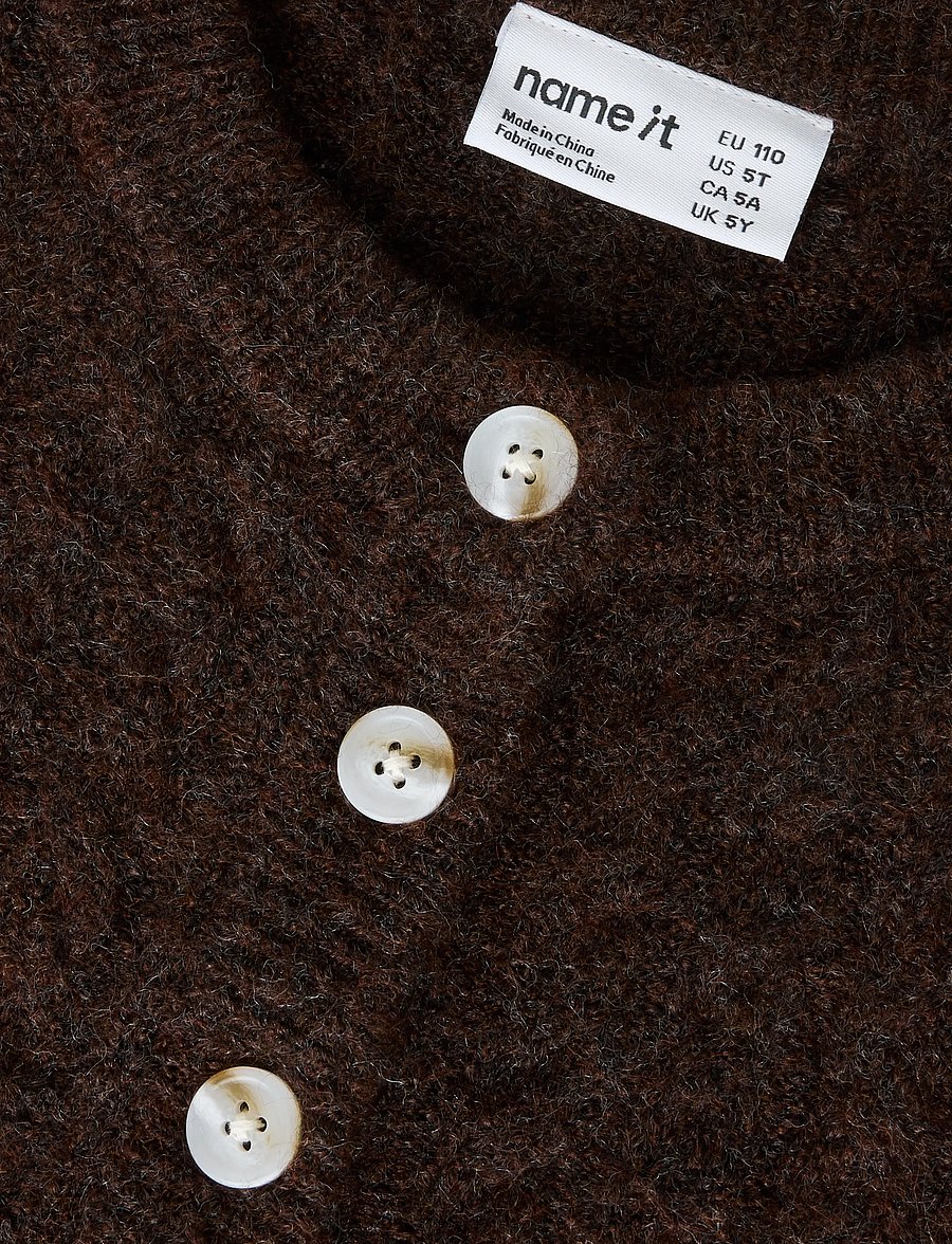 name it - NMFNALISA SS LOOSE KNIT CARD XNOOS - neuletakit - mole - 2