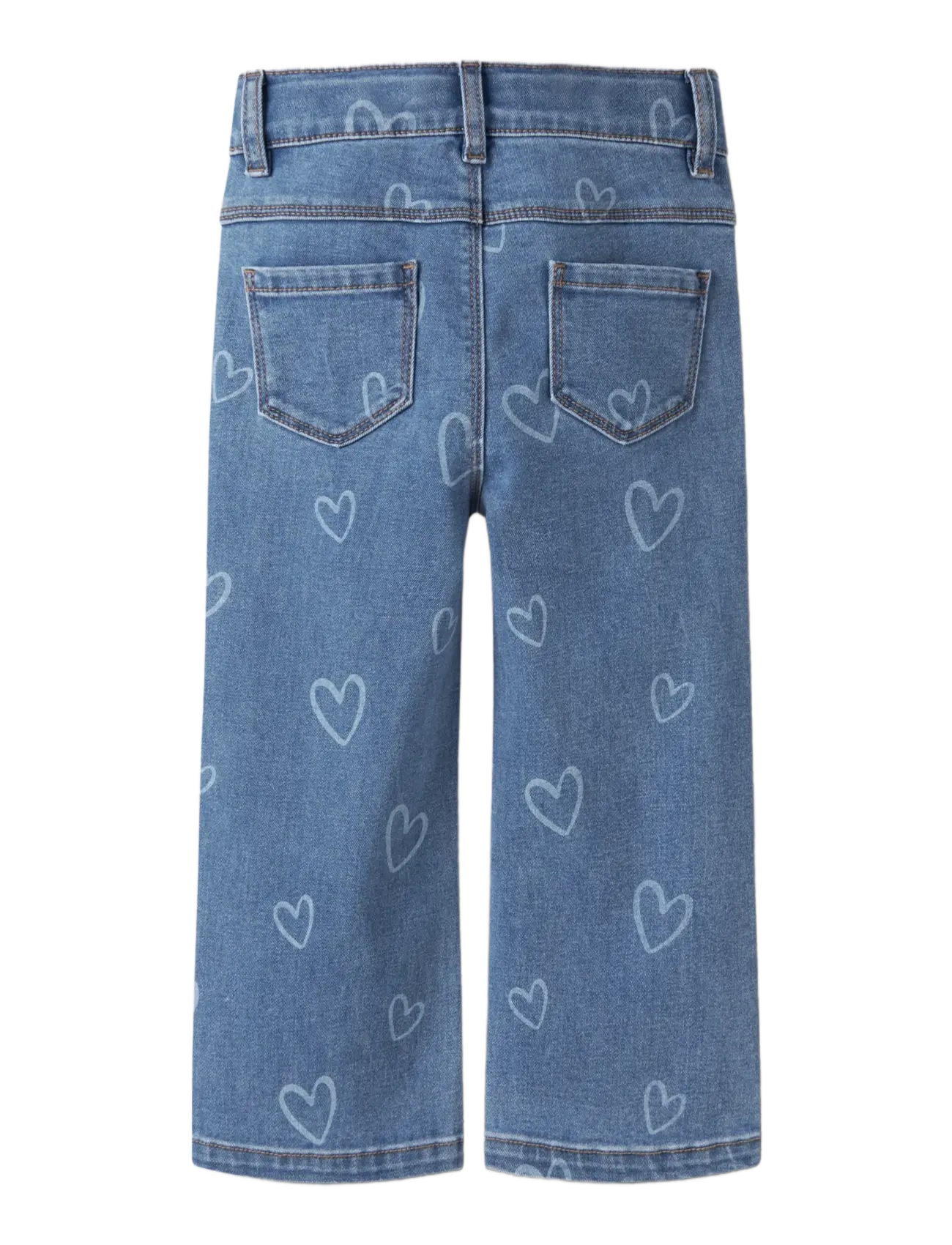 name it - NMFROSE WIDE AOP JEANS 4044-ON NOOS - medium blue denim - 2