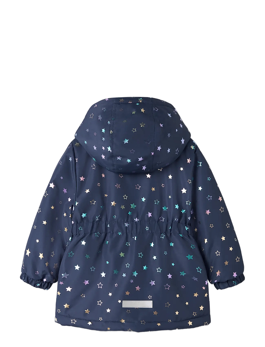name it - NMFMAXI JACKET PA FOIL AOP NOOS - talvejoped - naval academy - 1