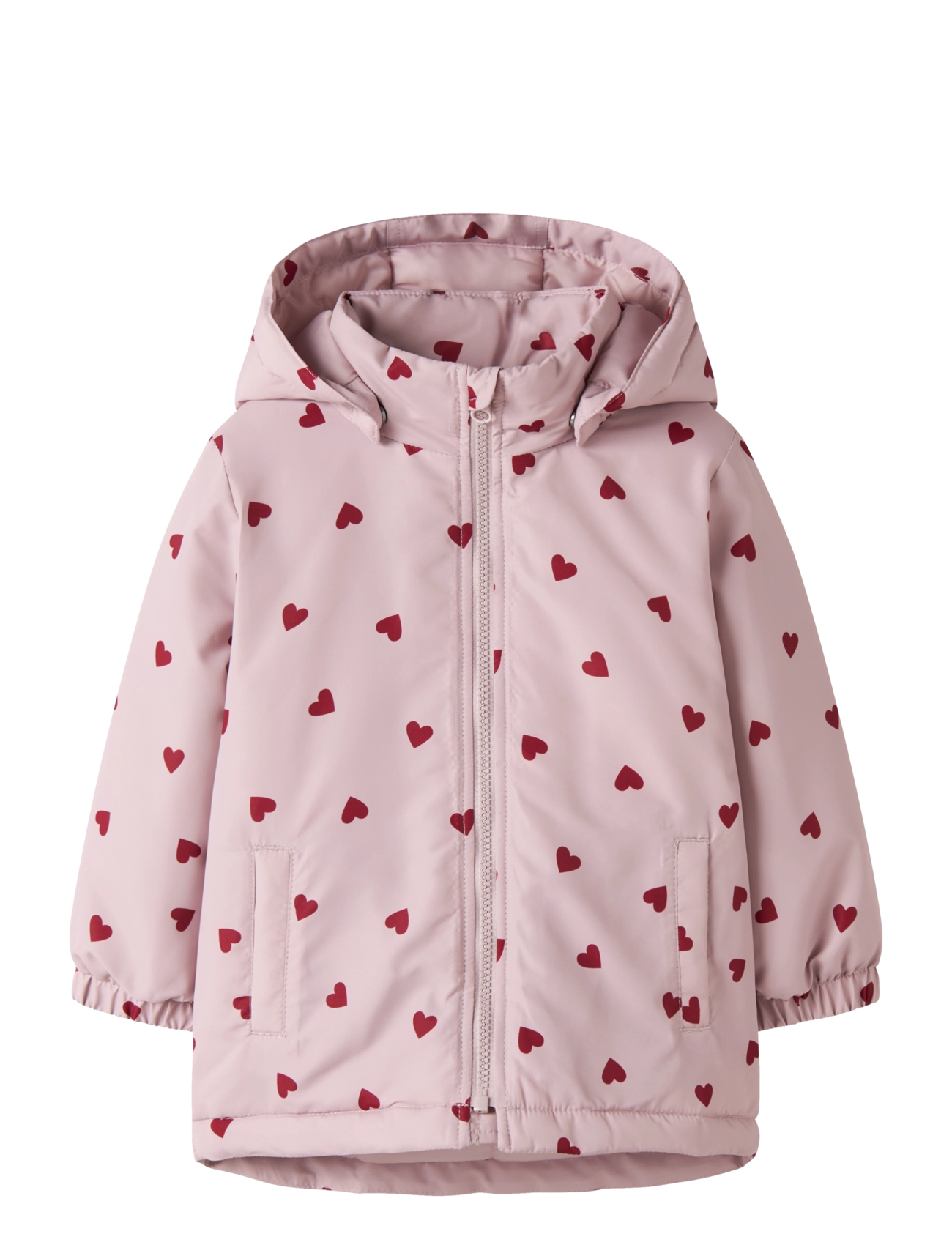name it NMFMAXI JACKET PA AOP NOOS - Kerged joped - VIOLET ICE / purple