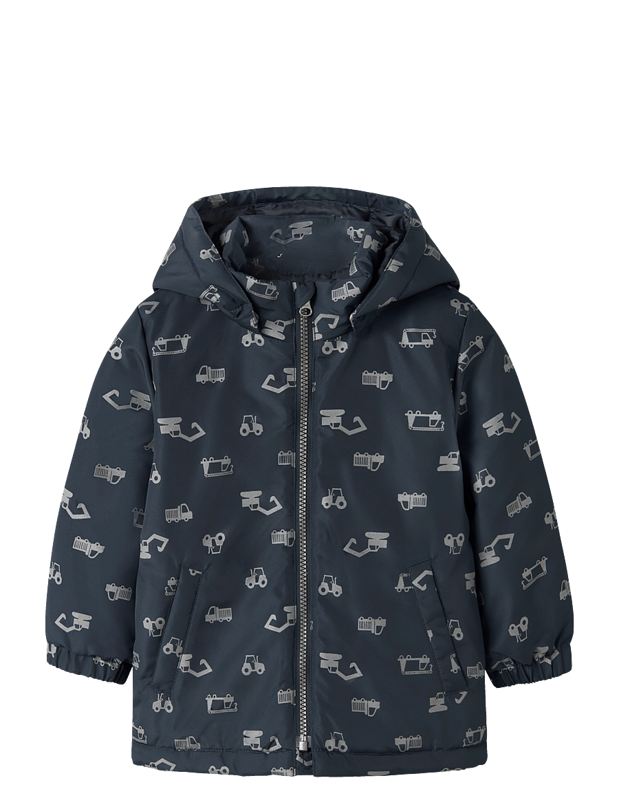 name it - NMMMAX JACKET PA REF AOP NOOS - shell-joped - dark sapphire - 0