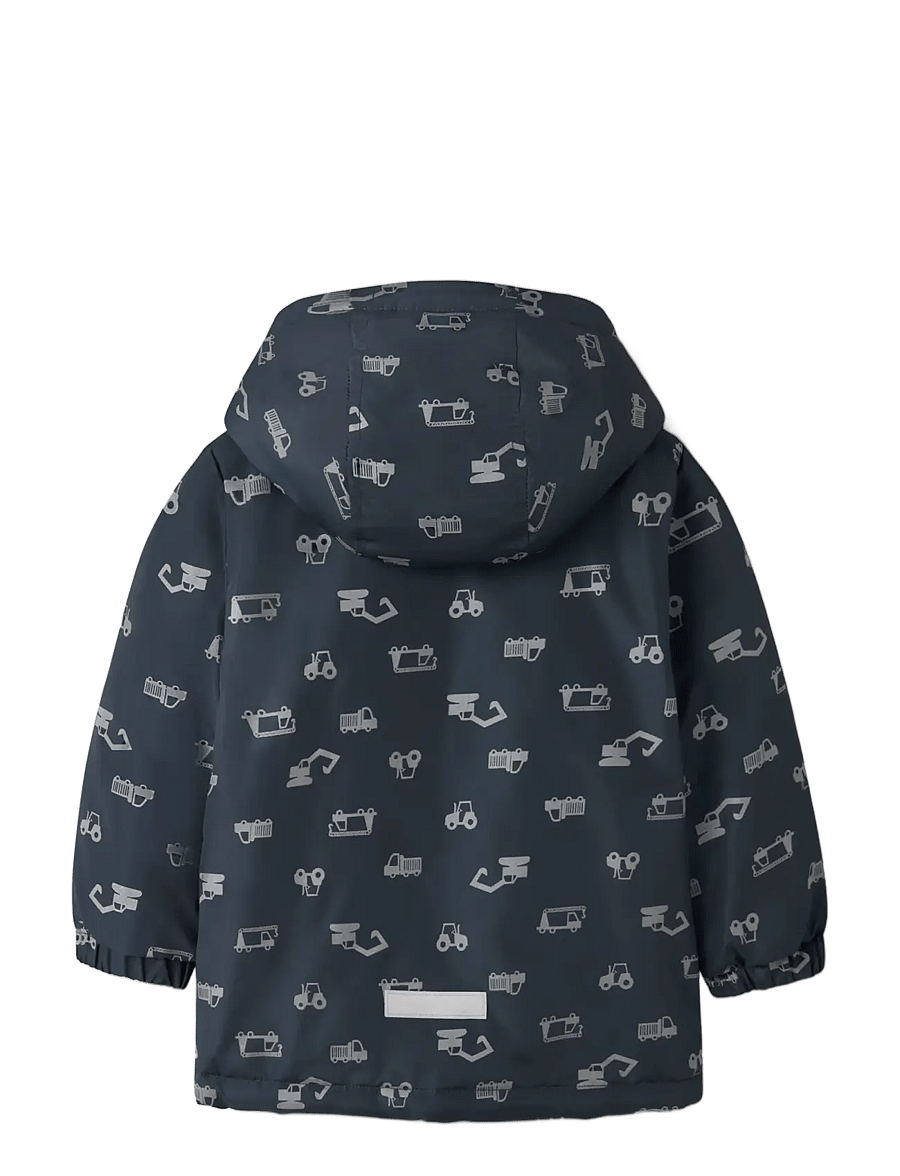 name it - NMMMAX JACKET PA REF AOP NOOS - shell-joped - dark sapphire - 1