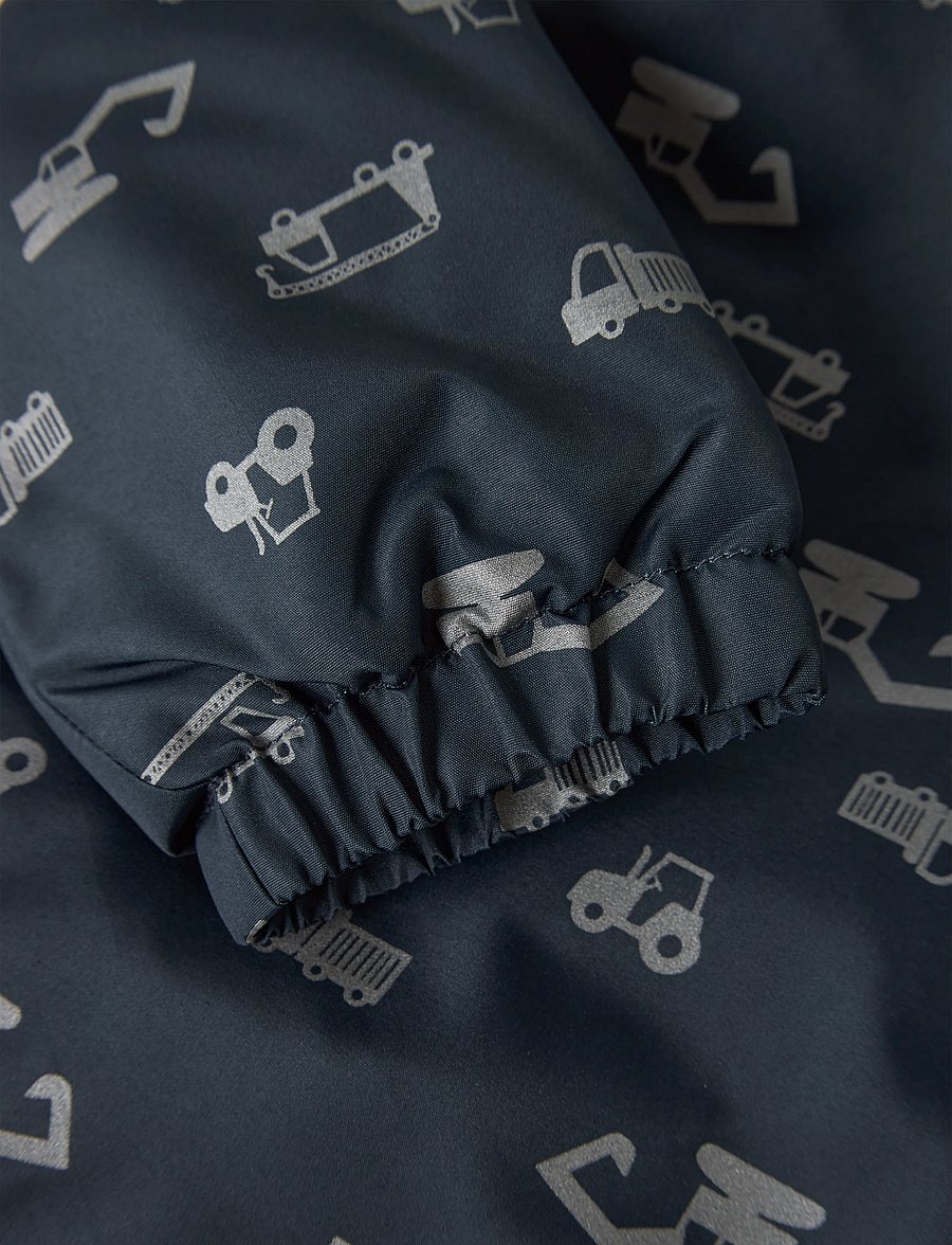 name it - NMMMAX JACKET PA REF AOP NOOS - shell-joped - dark sapphire - 4