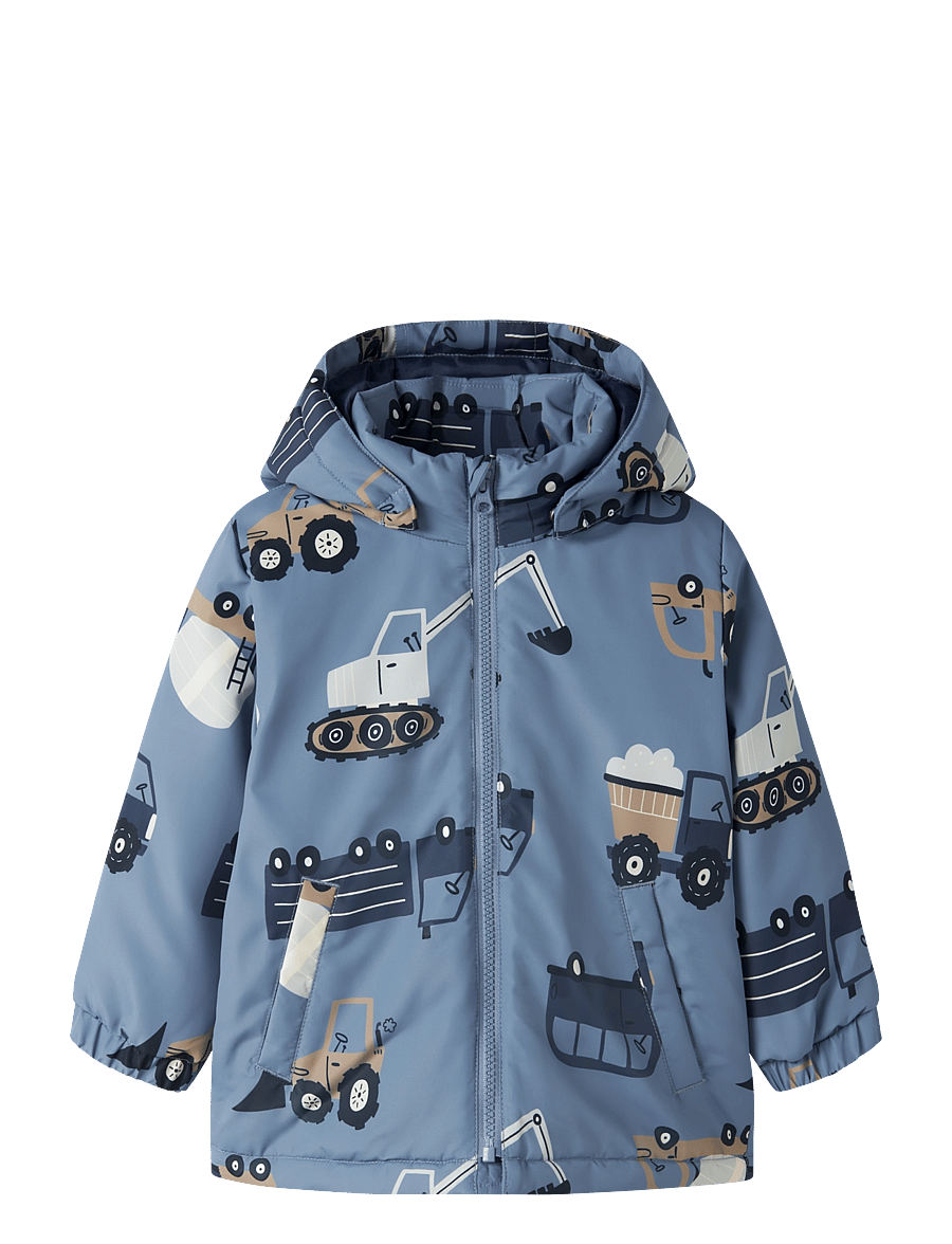 name it - NMMMAX JACKET PA AOP NOOS - shell-joped - country blue - 0