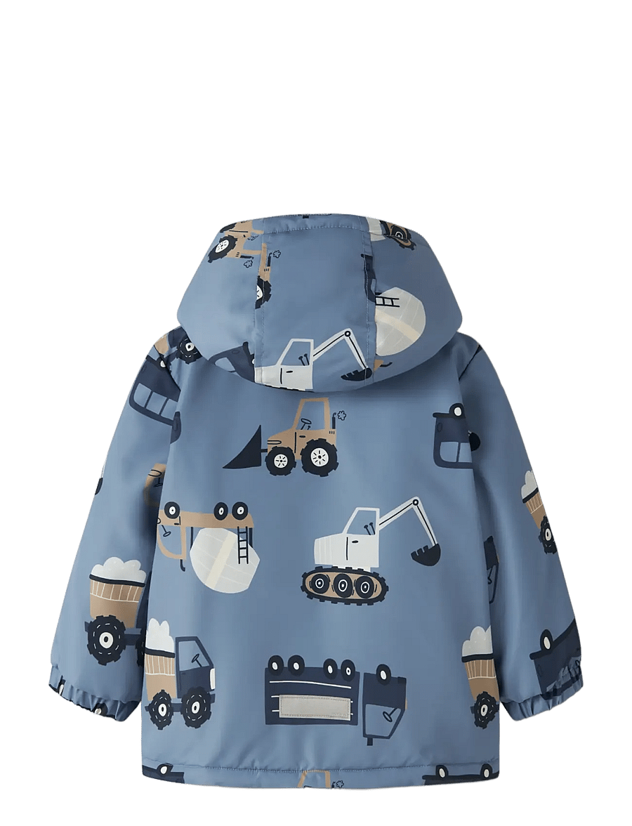 name it - NMMMAX JACKET PA AOP NOOS - shell-joped - country blue - 1