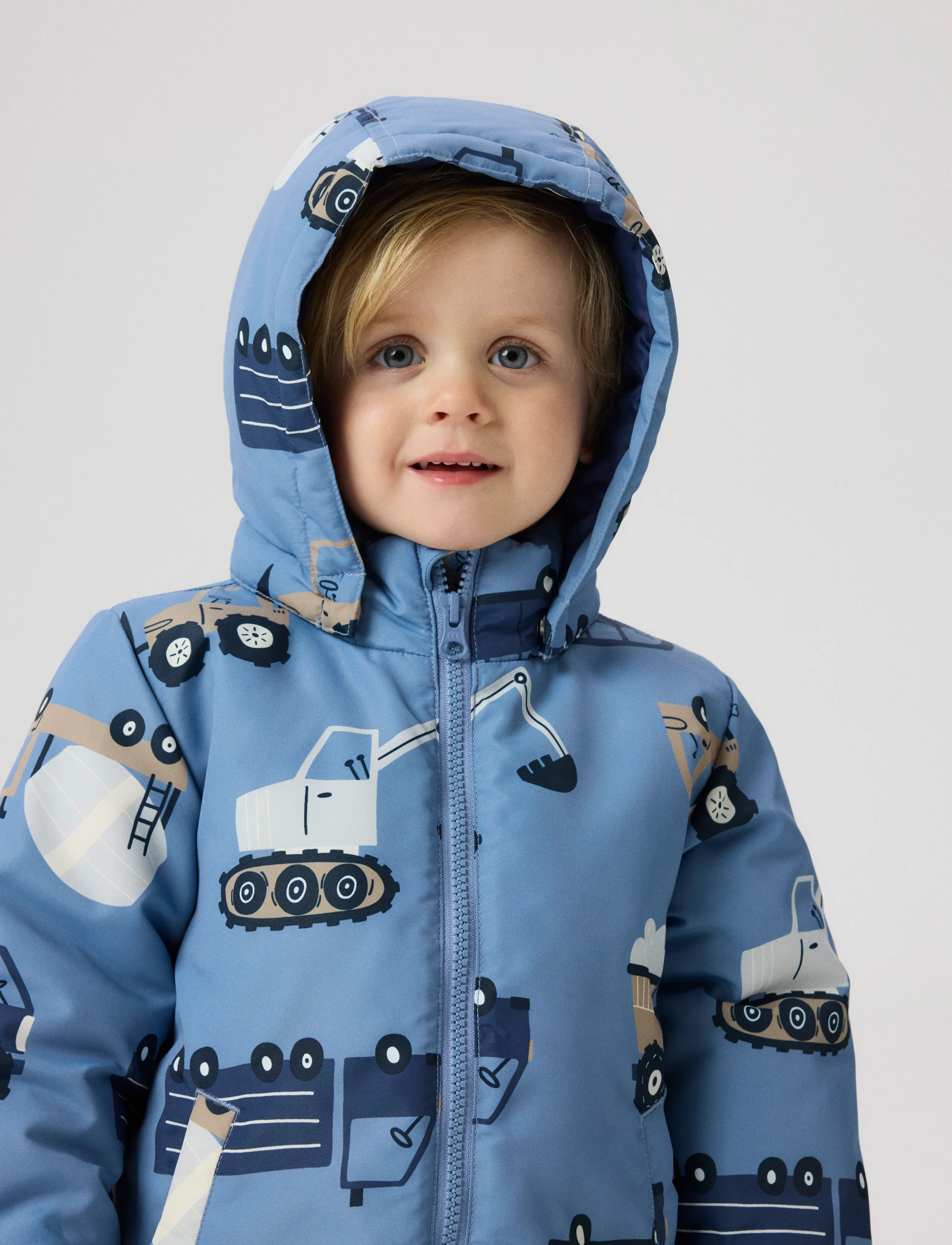 name it - NMMMAX JACKET PA AOP NOOS - shell-joped - country blue - 2