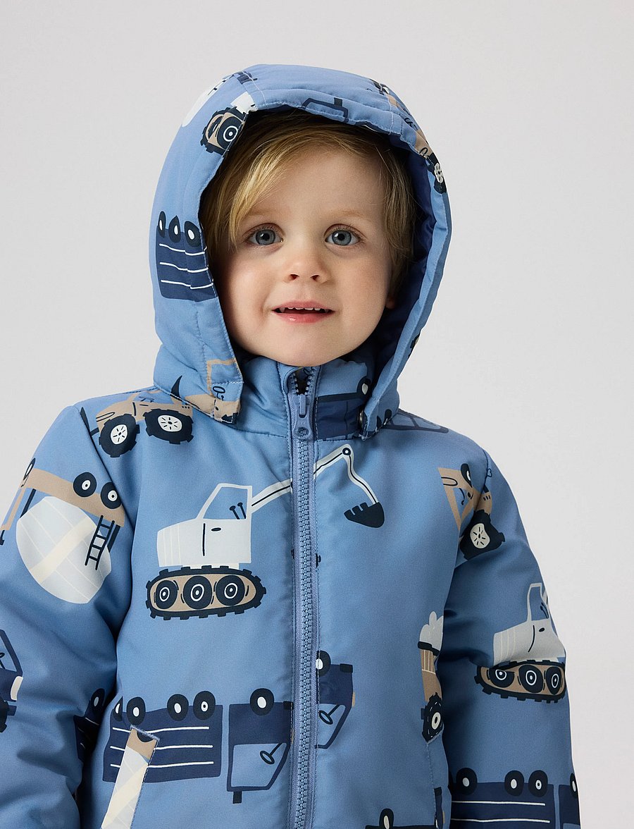 name it - NMMMAX JACKET PA AOP NOOS - shell-joped - country blue - 2