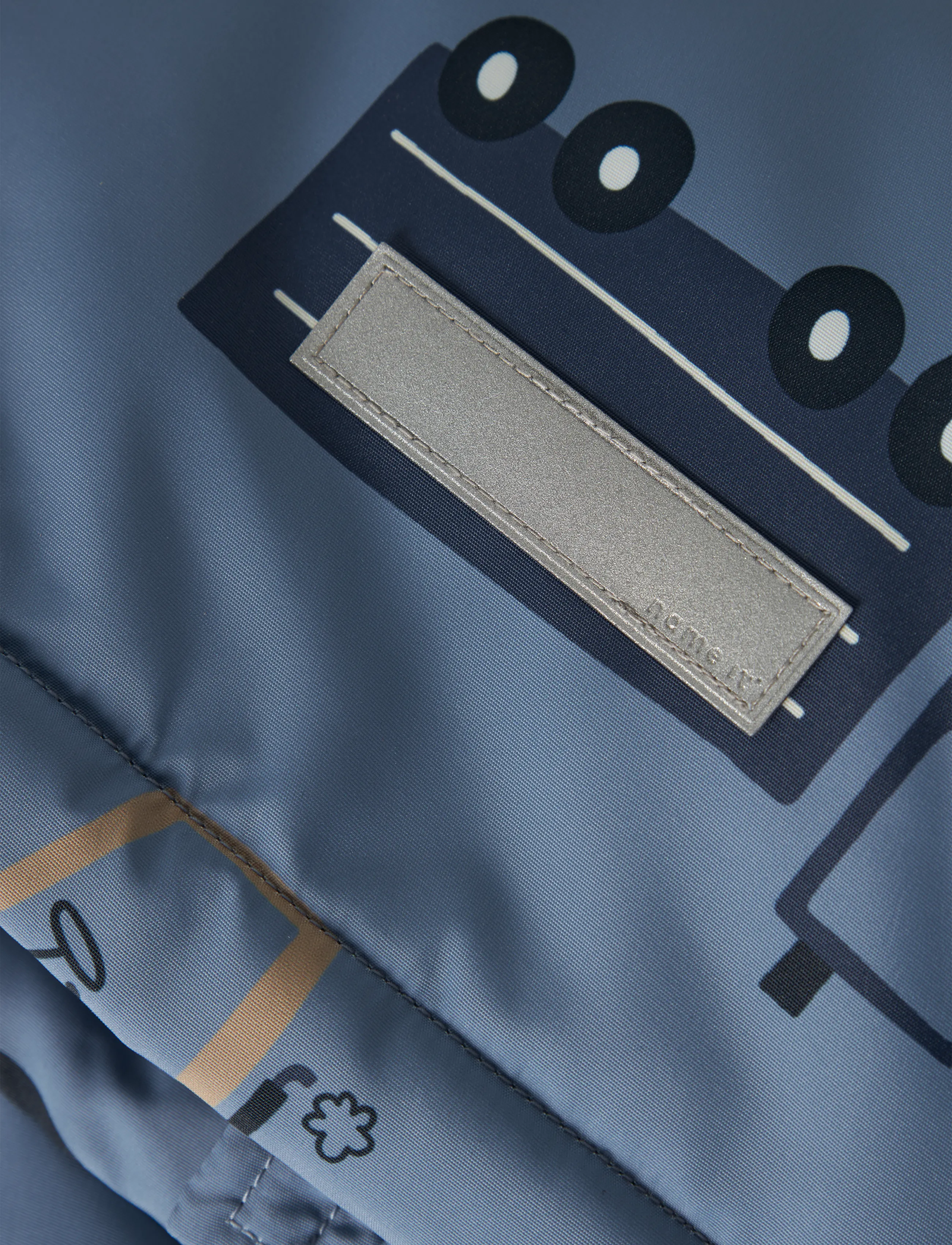 name it - NMMMAX JACKET PA AOP NOOS - shell-joped - country blue - 5