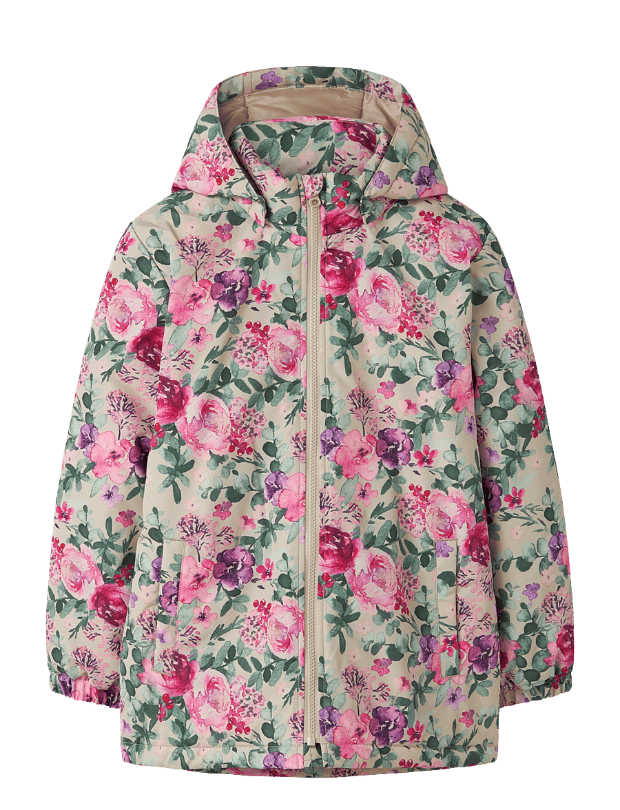 name it - NKFMAXI JACKET PA AOP NOOS - shell-joped - peyote - 0