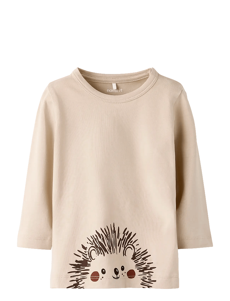 name it - NBNONI LS TOP LNOOS - langærmede t-shirts - peyote - 0
