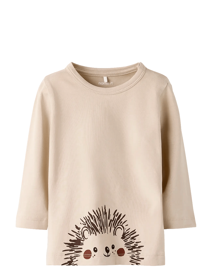name it - NBNONI LS TOP LNOOS - długi rękaw - peyote - 0