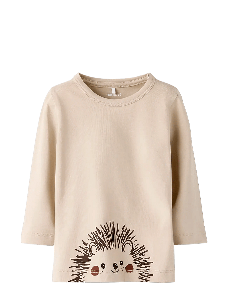 name it - NBNONI LS TOP LNOOS - langærmede t-shirts - peyote - 2