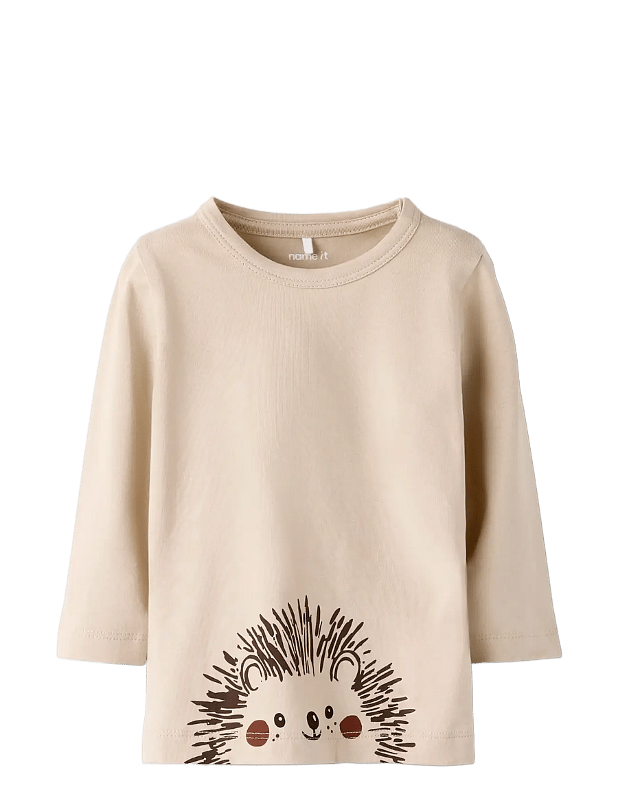 name it - NBNONI LS TOP LNOOS - długi rękaw - peyote - 2