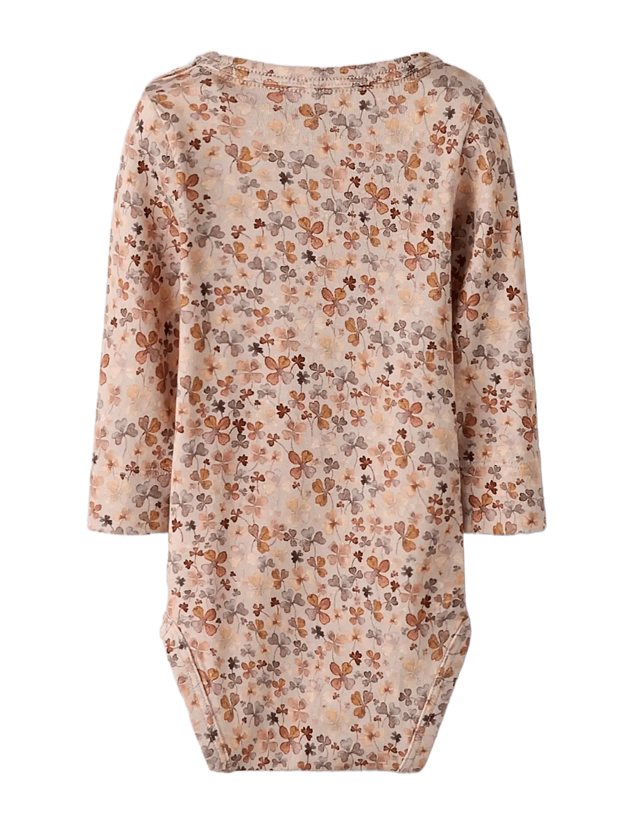 name it - NBFNOVEA LS XSL BODY - langærmede heldragter - mushroom - 1