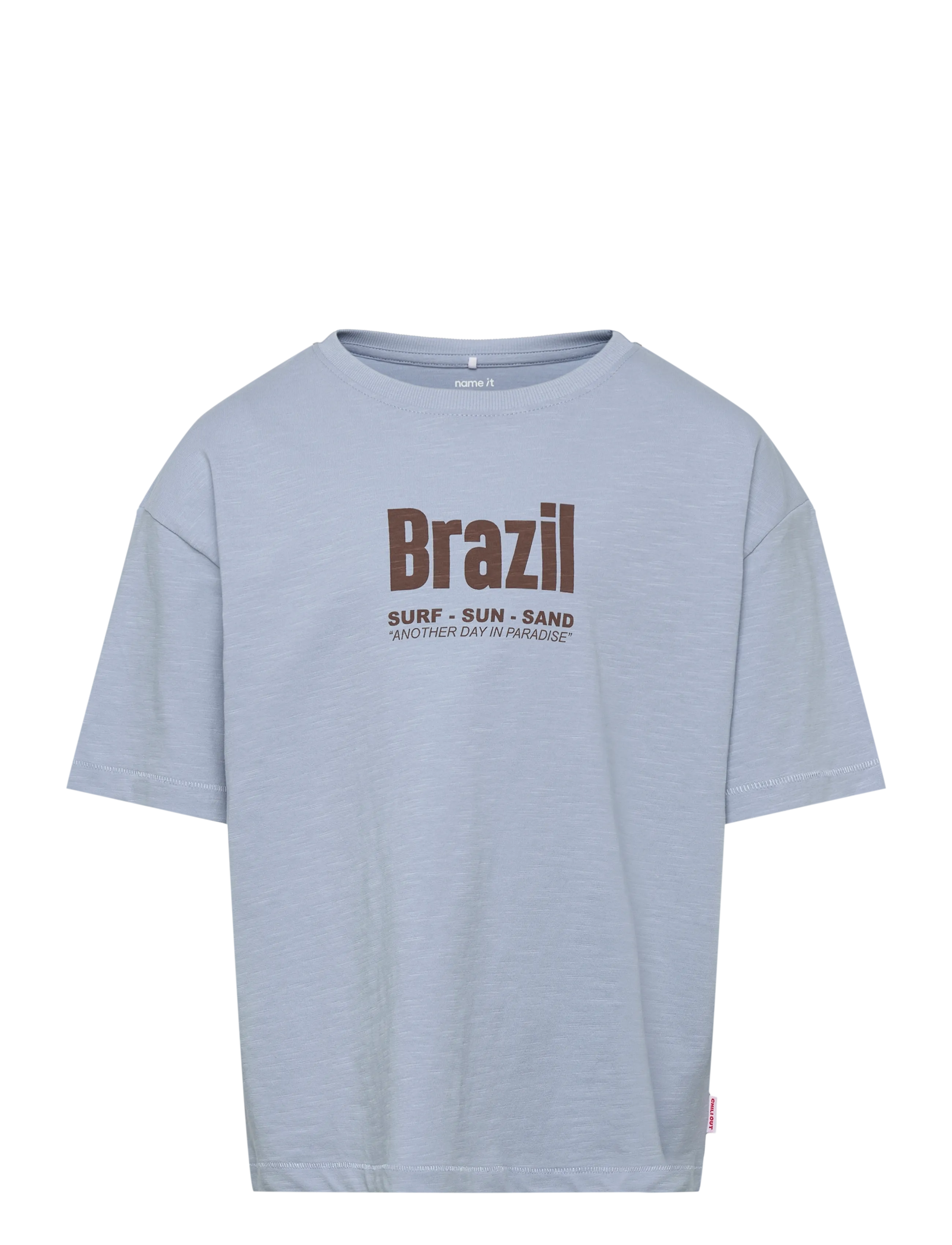 name it NKMHANSI SS RLX TOP BOX - Kleidung - BLUE FOG / blue