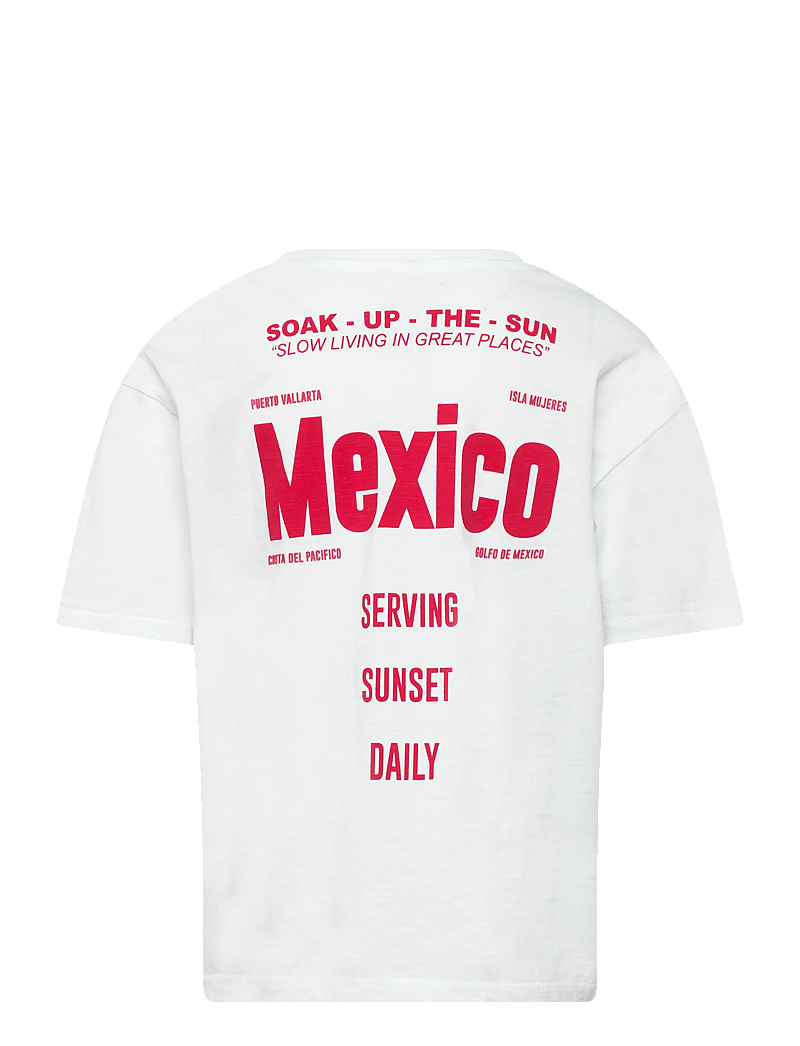 name it - NKMHANSI SS RLX TOP BOX - kortærmede t-shirts - bright white - 1