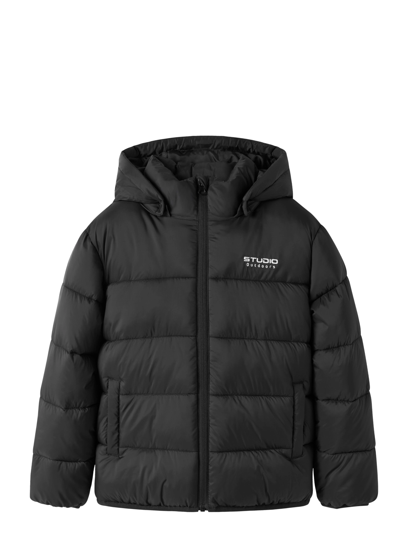 name it NKMMARBLE JACKET PB1 - Vinterjakker - BLACK / black