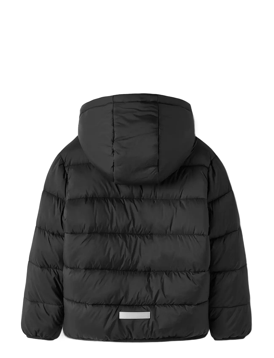name it - NKMMARBLE JACKET PB1 - dunjakker - black - 1
