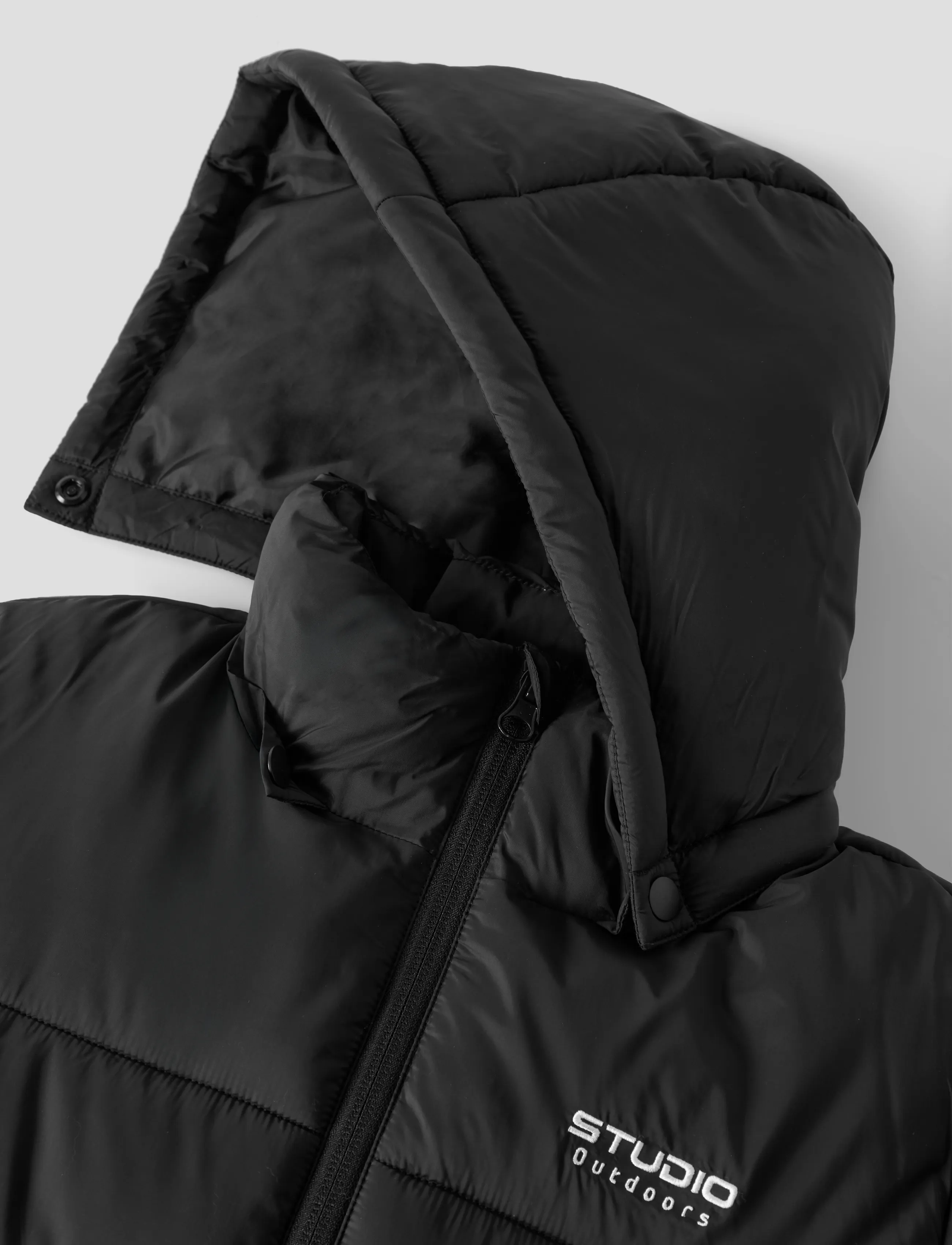 name it - NKMMARBLE JACKET PB1 - dunjakker - black - 5