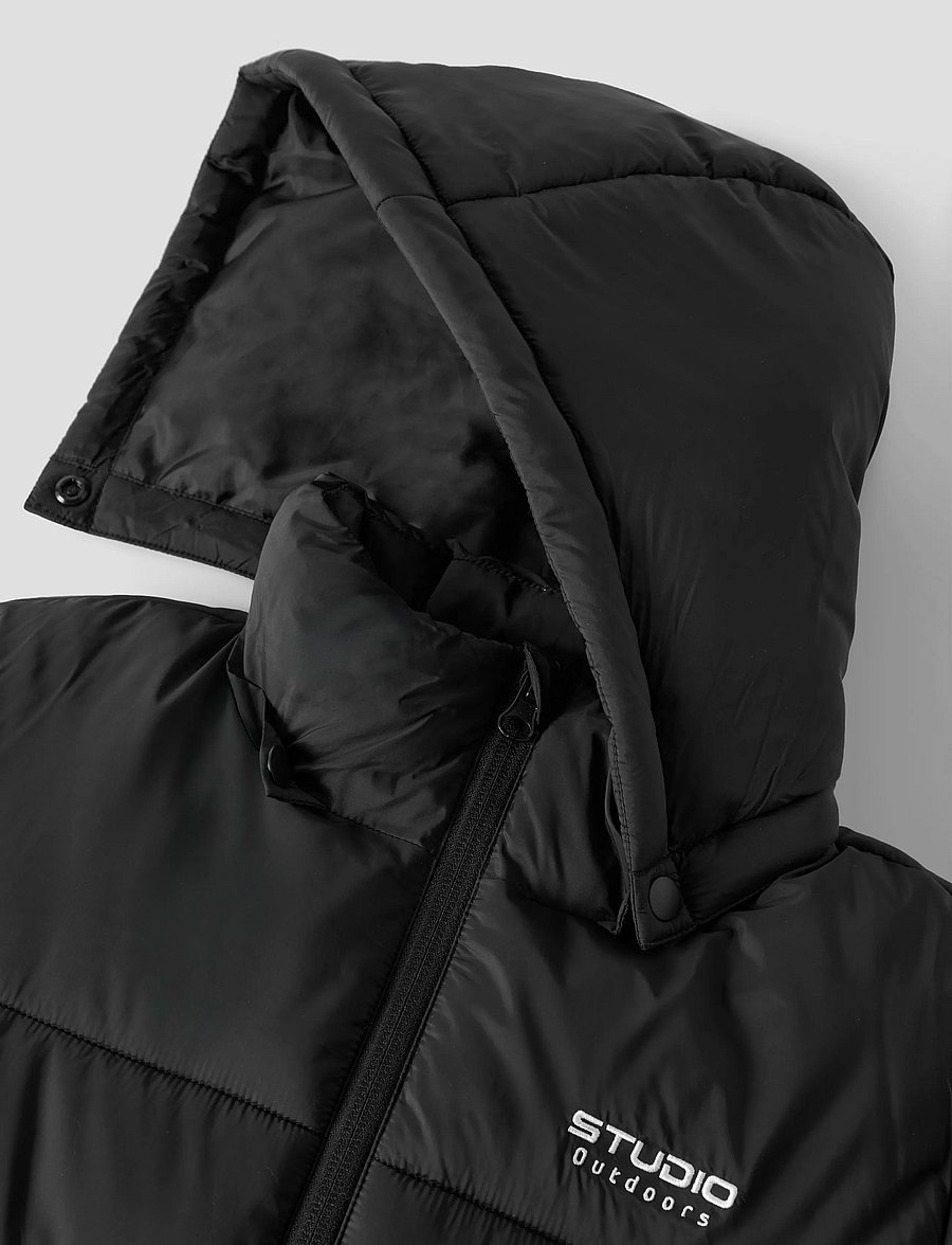 name it - NKMMARBLE JACKET PB1 - dunjakker - black - 5