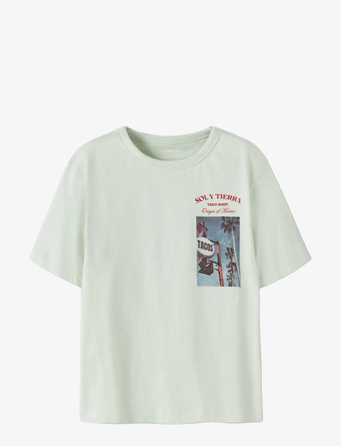 name it - NKMHUSTE SS NREG TOP BOX - kortærmede t-shirts - pale aqua - 2