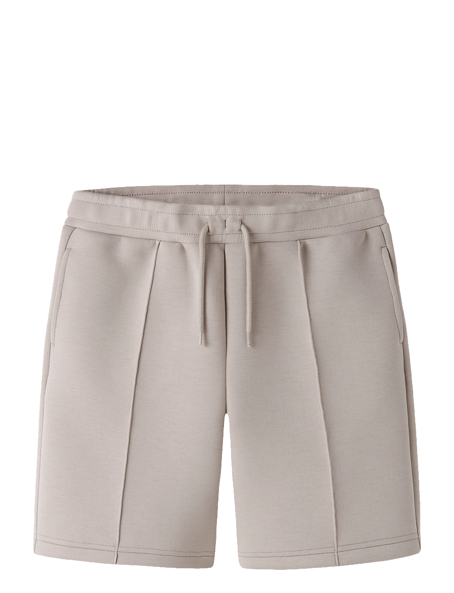 name it - NKMHIST NREG SWEAT SHORTS UNB BOX - sweatshorts - chateau gray - 0