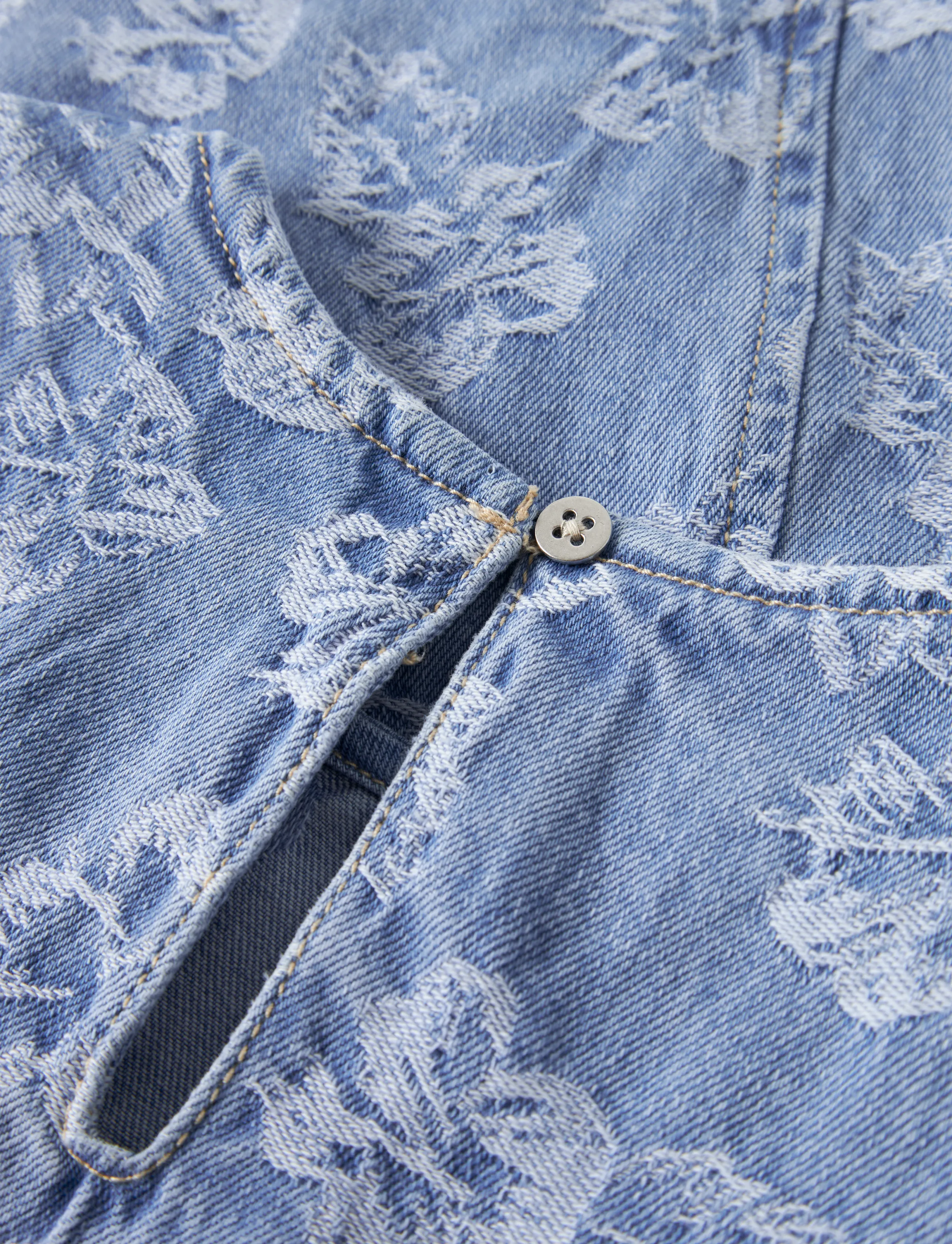 name it - NKFLUCY SL DNM JACQ TOP 2440-JA H - light blue denim - 3