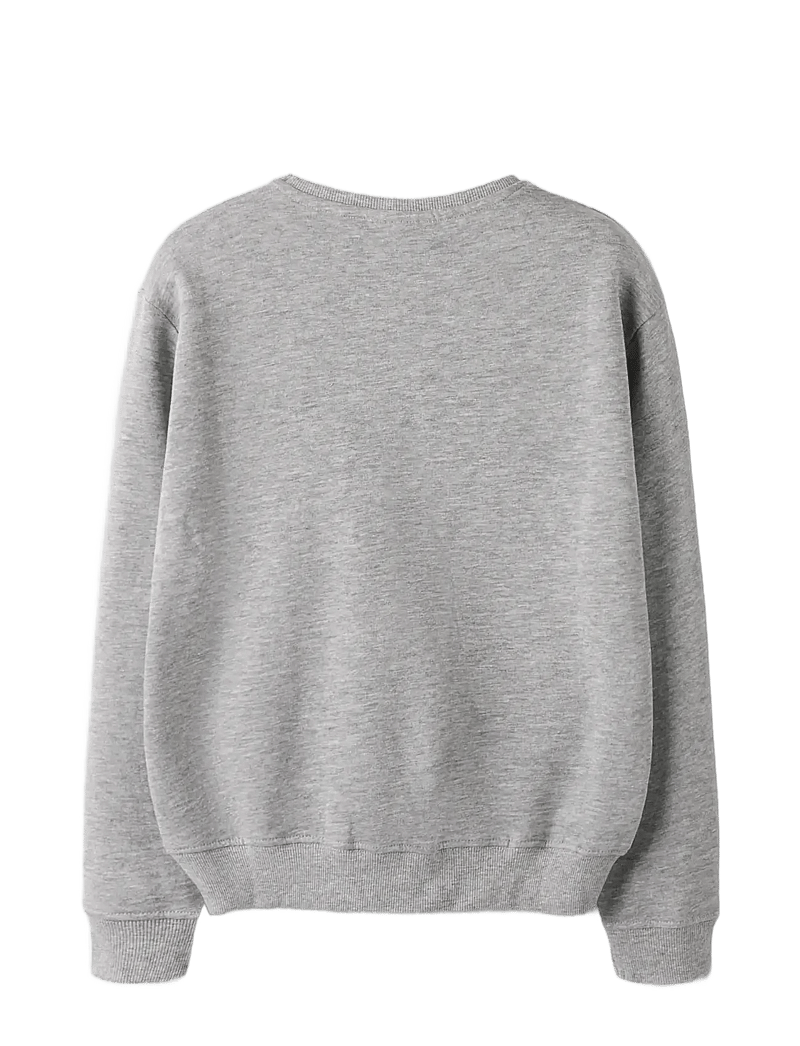 name it - NKMBCUPID LS NREG SWEAT BRU - grey melange - 1