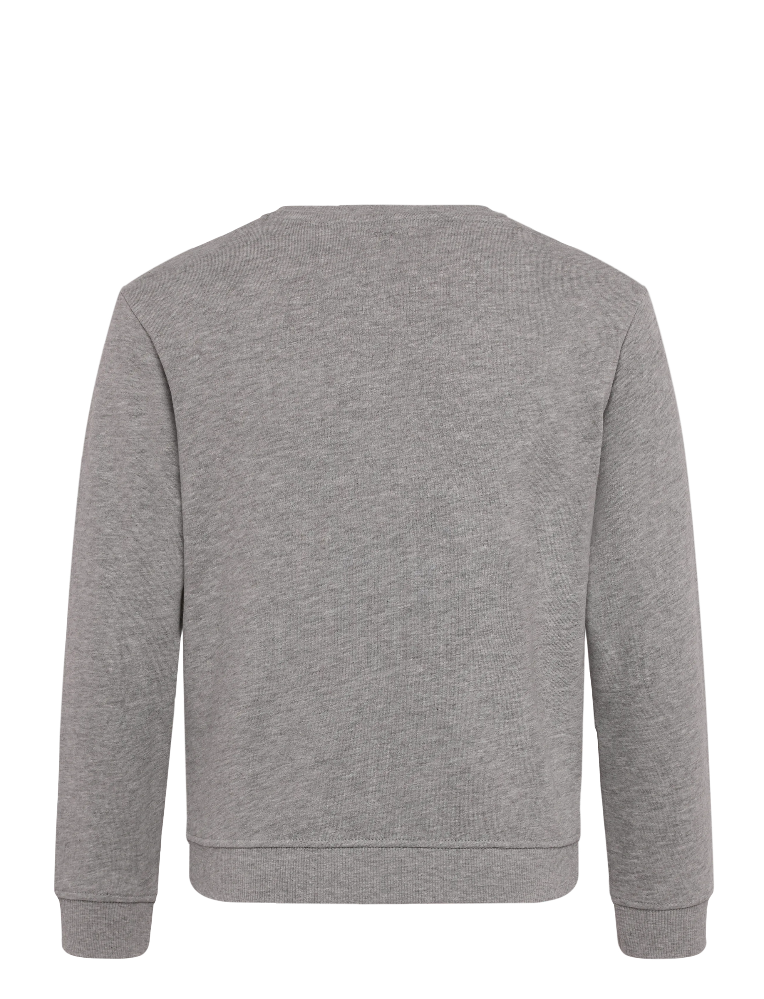 name it - NKMBCUPID LS NREG SWEAT BRU - sweatshirts - grey melange - 1