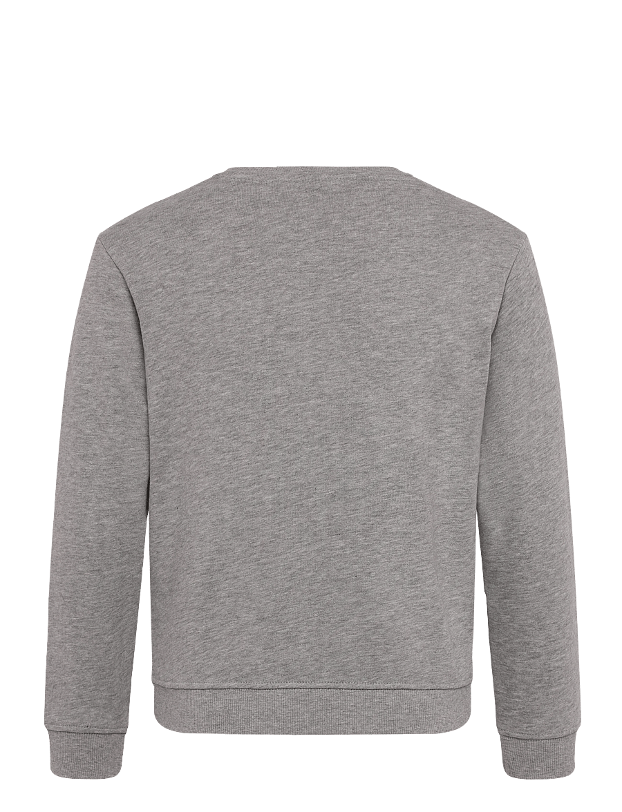 name it - NKMBCUPID LS NREG SWEAT BRU - sweatshirts - grey melange - 1