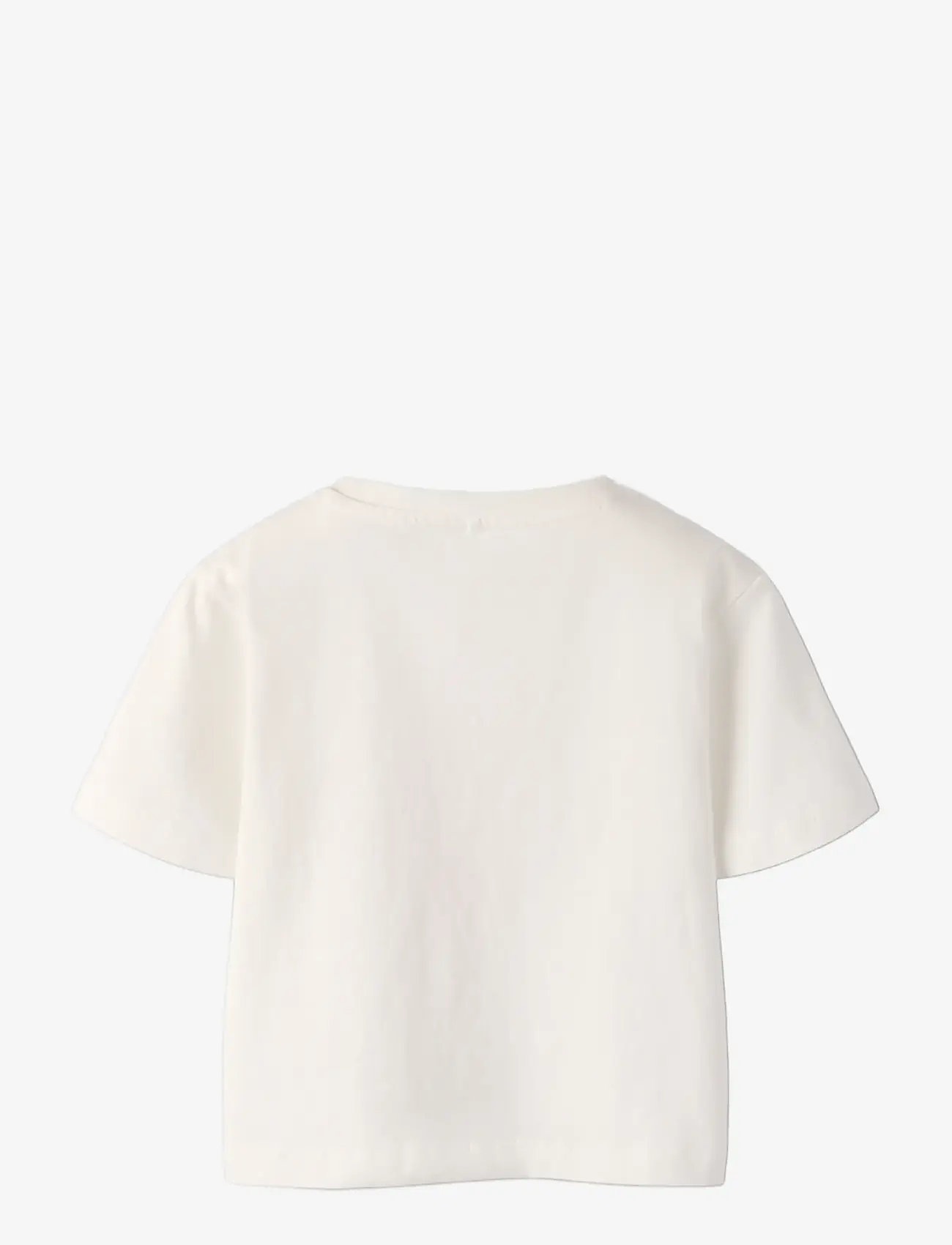 name it - NMFBSWET SS NREG TOP BOX - kortärmade t-shirts - cloud dancer - 2