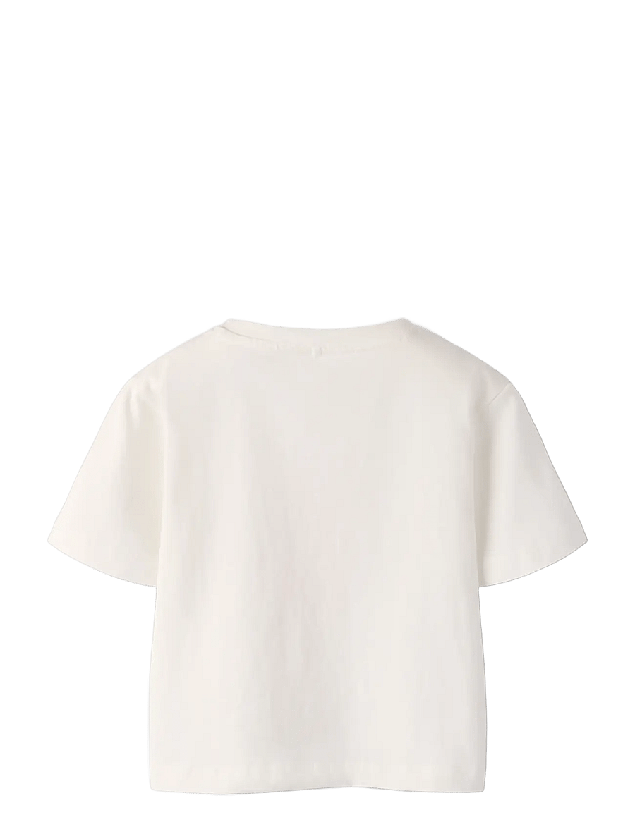 name it - NMFBSWET SS NREG TOP BOX - kurzärmelige - cloud dancer - 2