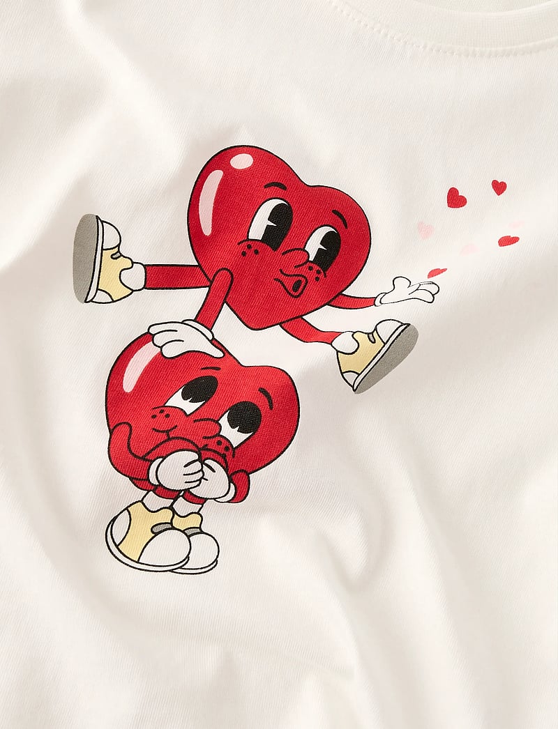 name it - NMFBSWET SS NREG TOP BOX - kortärmade t-shirts - cloud dancer - 3