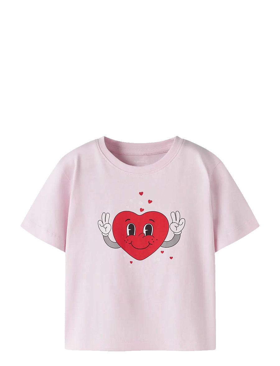 name it - NMFBSWET SS NREG TOP BOX - lühikeste varrukatega t-särgid - cradle pink - 1