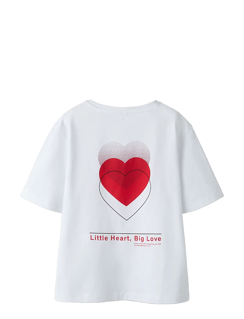 name it - NKFBEINTA SS NREG TOP BOX - kortærmede t-shirts - bright white - 2